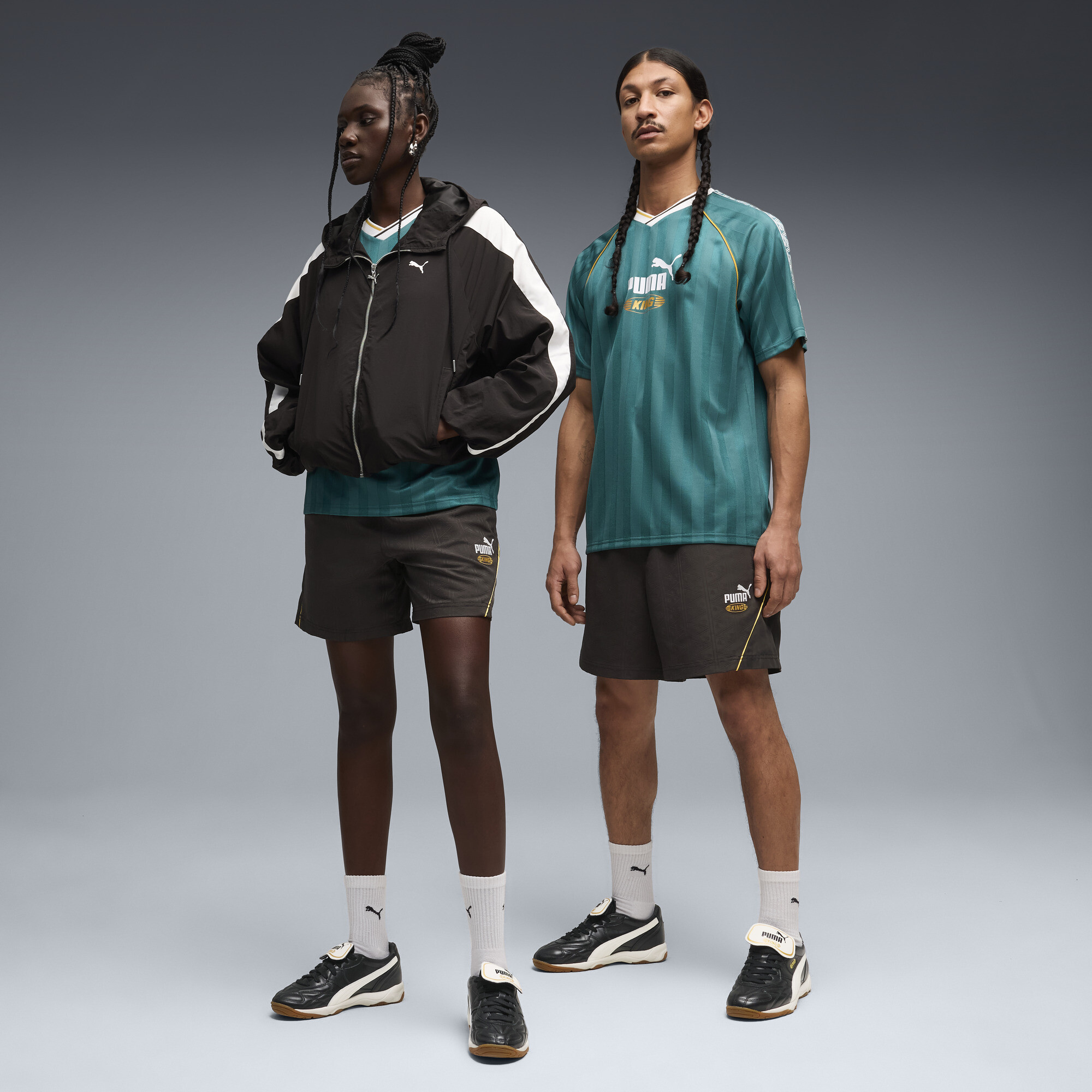 FUTURE.PUMA.ARCHIVE KING relaxte uniseks short, Zwart, Maat L thumbnail 6
