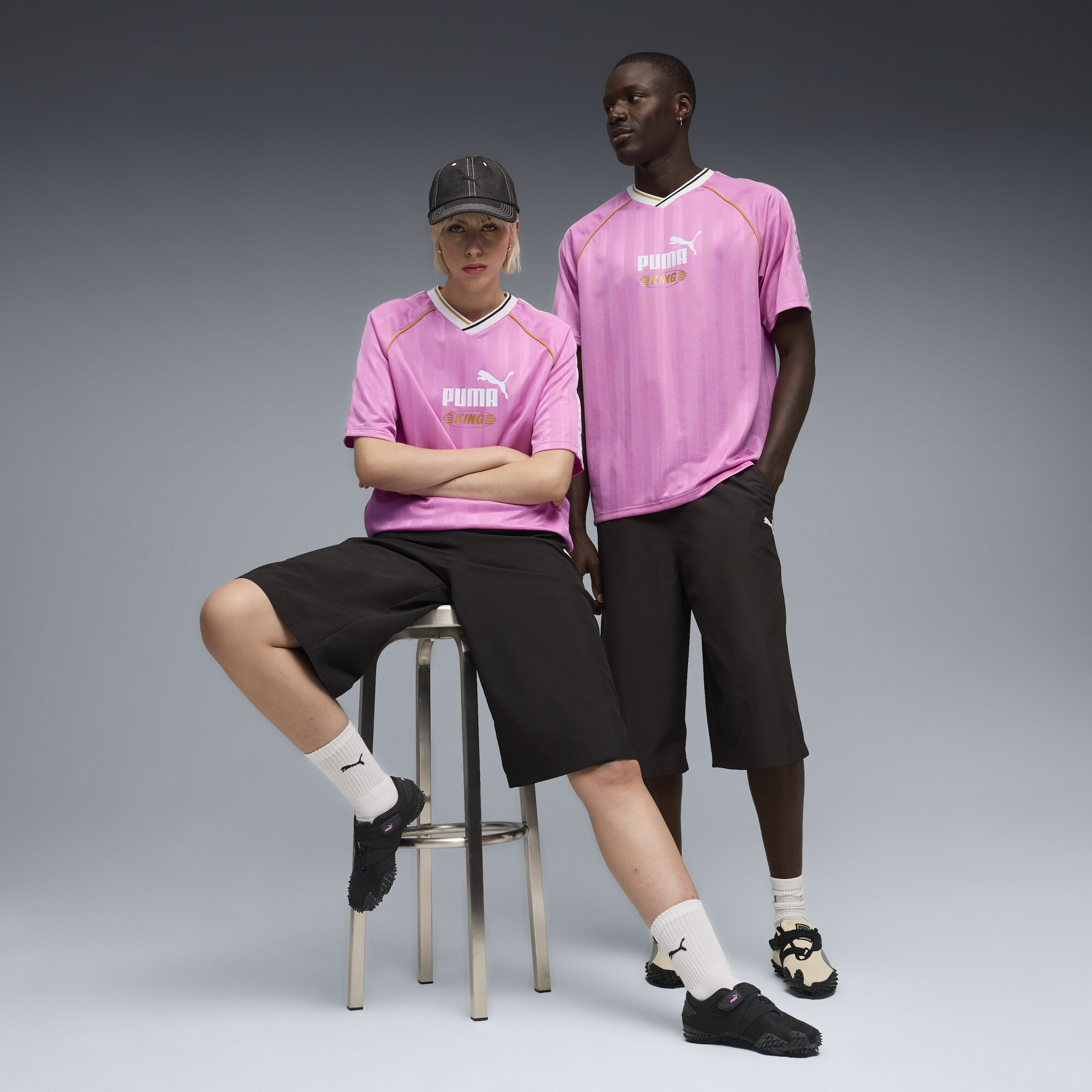 FUTURE.PUMA.ARCHIVE relaxte uniseks short, Zwart, Maat M thumbnail 6