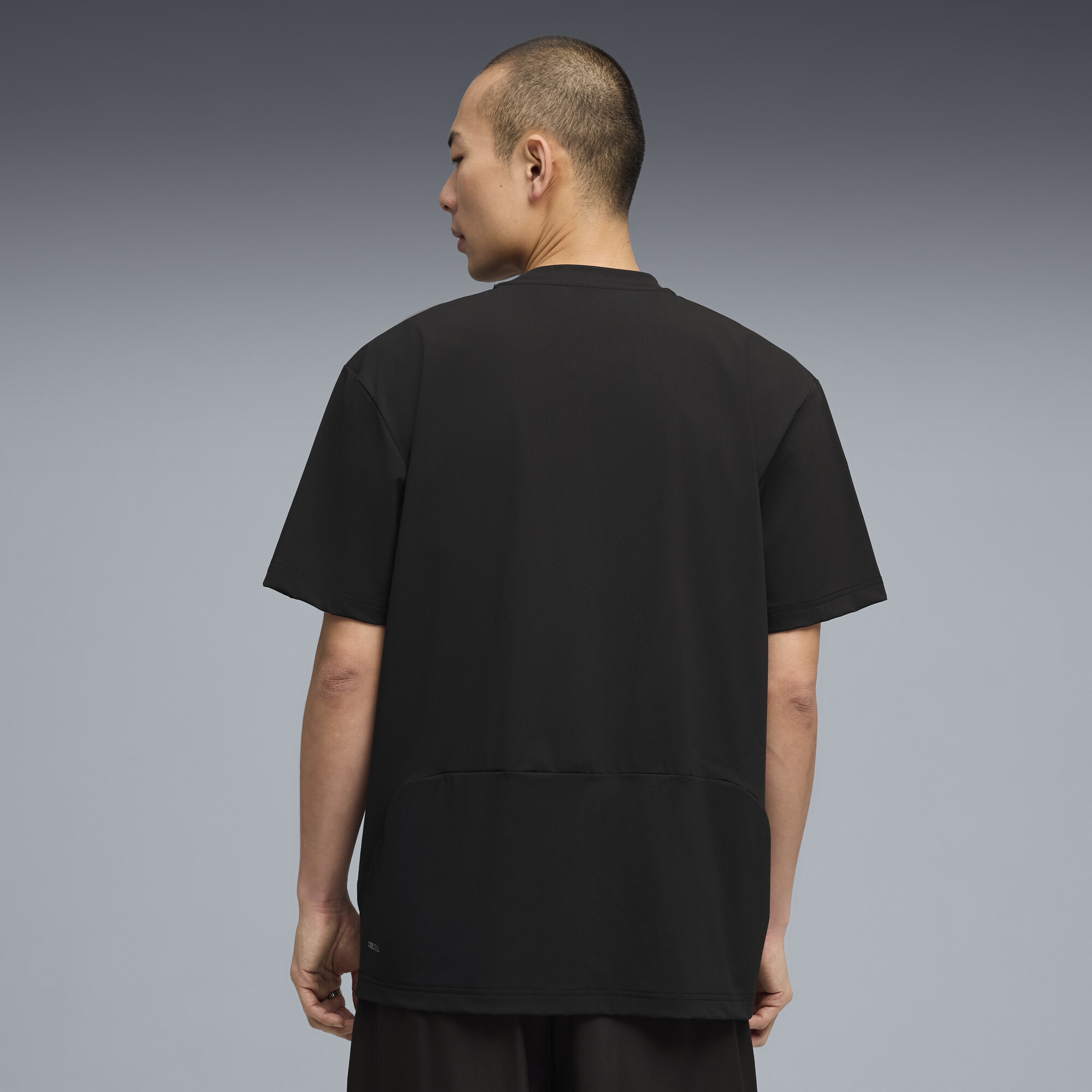 PUMATECH relaxed T-shirt met zak voor Heren, Zwart, Maat M thumbnail 4