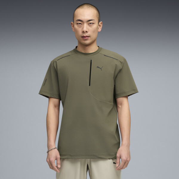 Remera holgada PUMATECH Pocket para Hombre En Loden Verde