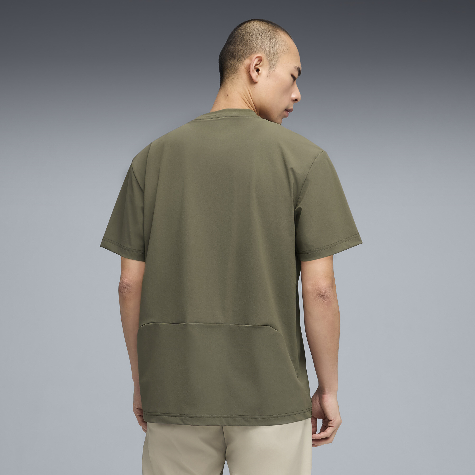 PUMATECH relaxed T-shirt met zak voor Heren, Groen, Maat XL thumbnail 3