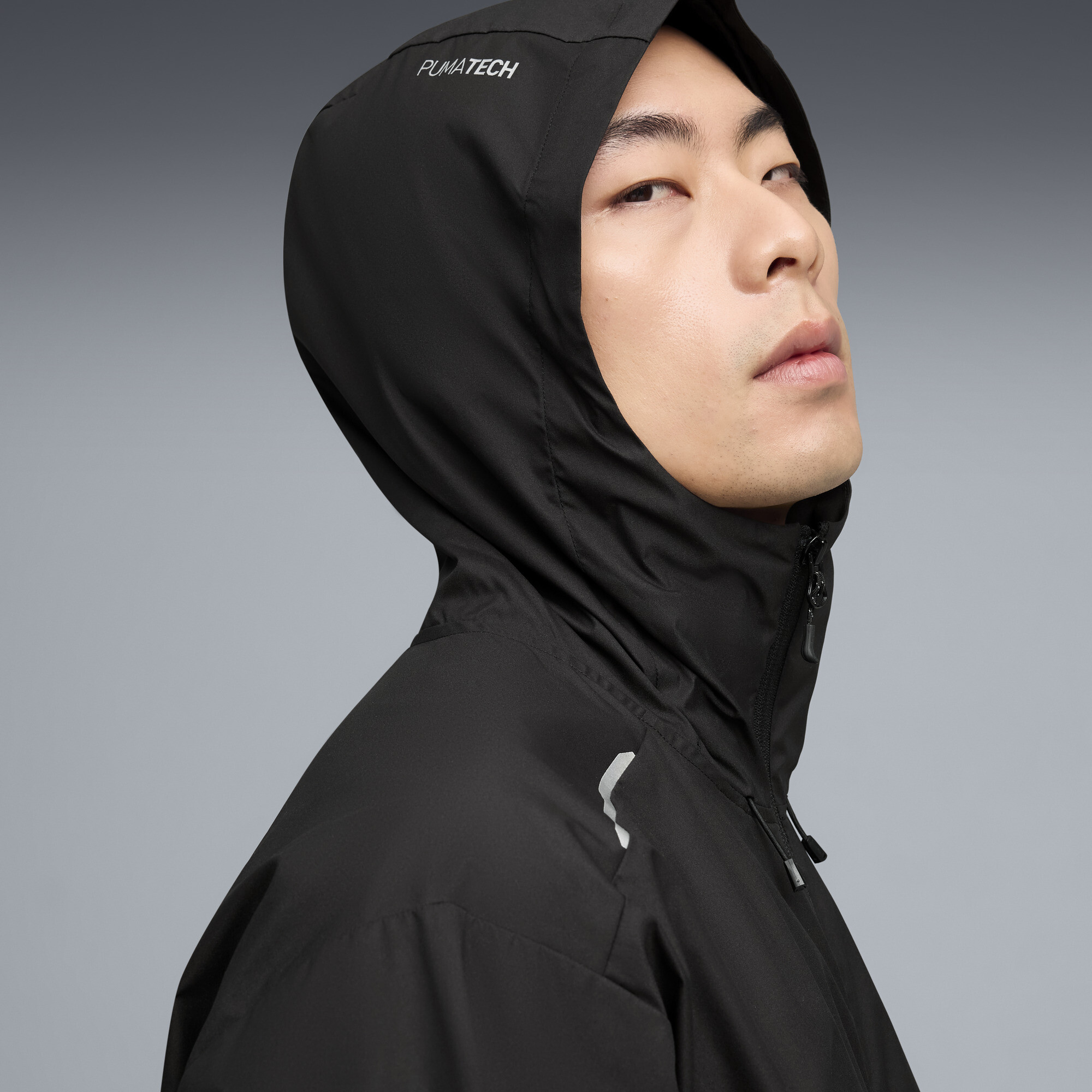 PUMATECH Relaxed trainingsjack voor Heren, Zwart, Maat XL thumbnail 4