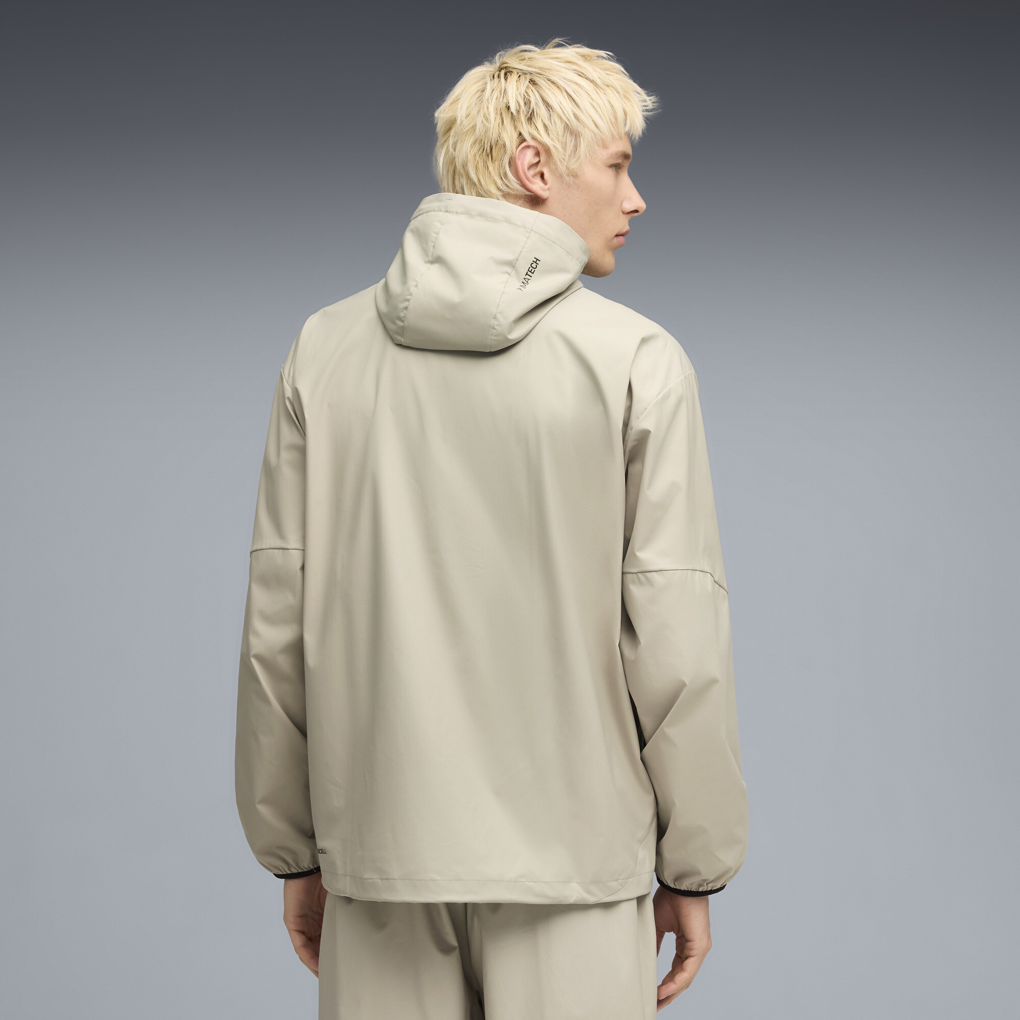 PUMATECH Relaxed trainingsjack voor Heren, Beige/Grijs, Maat L thumbnail 5