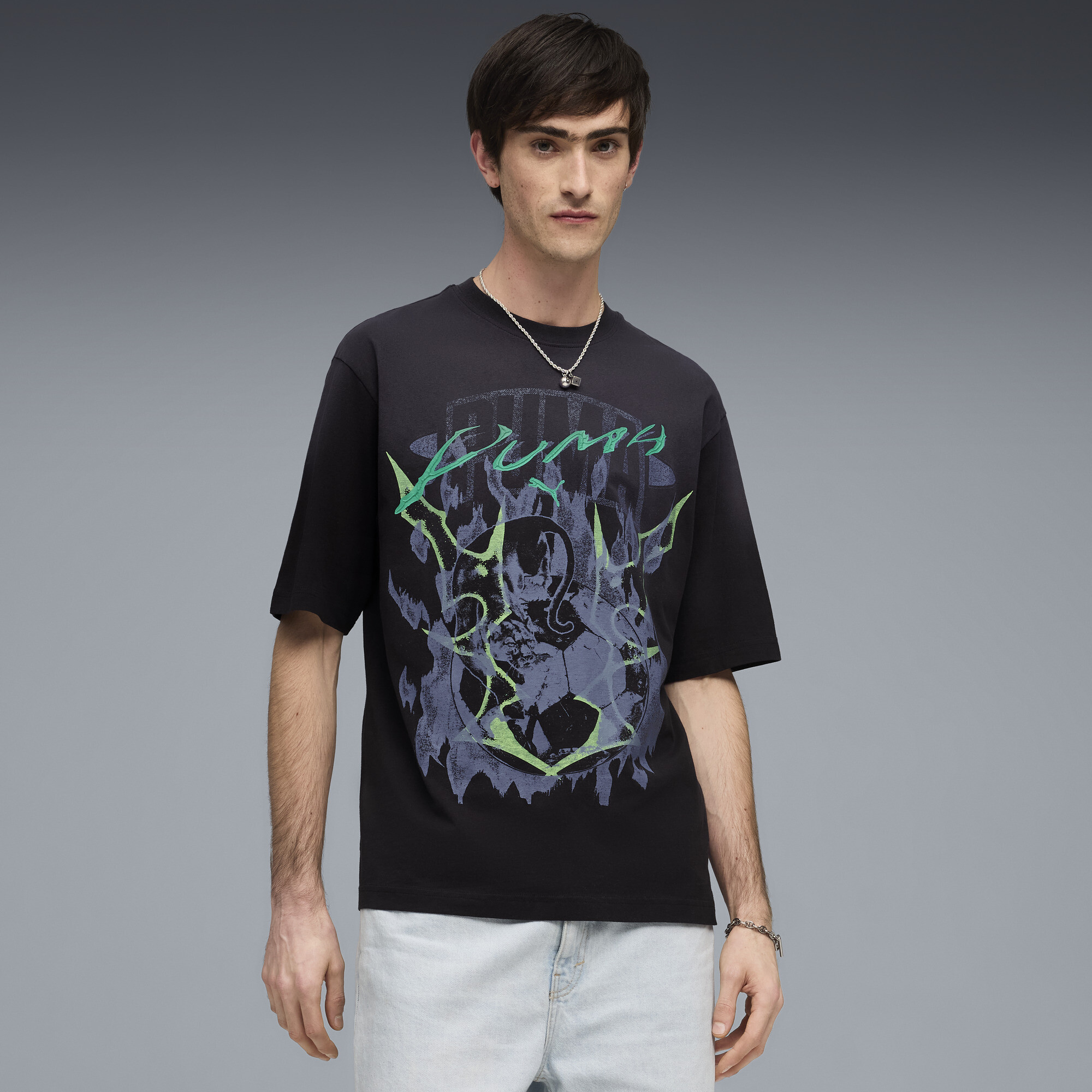 PUMATECH-X Graphic T-shirt voor Heren, Zwart, Maat XXL thumbnail 4