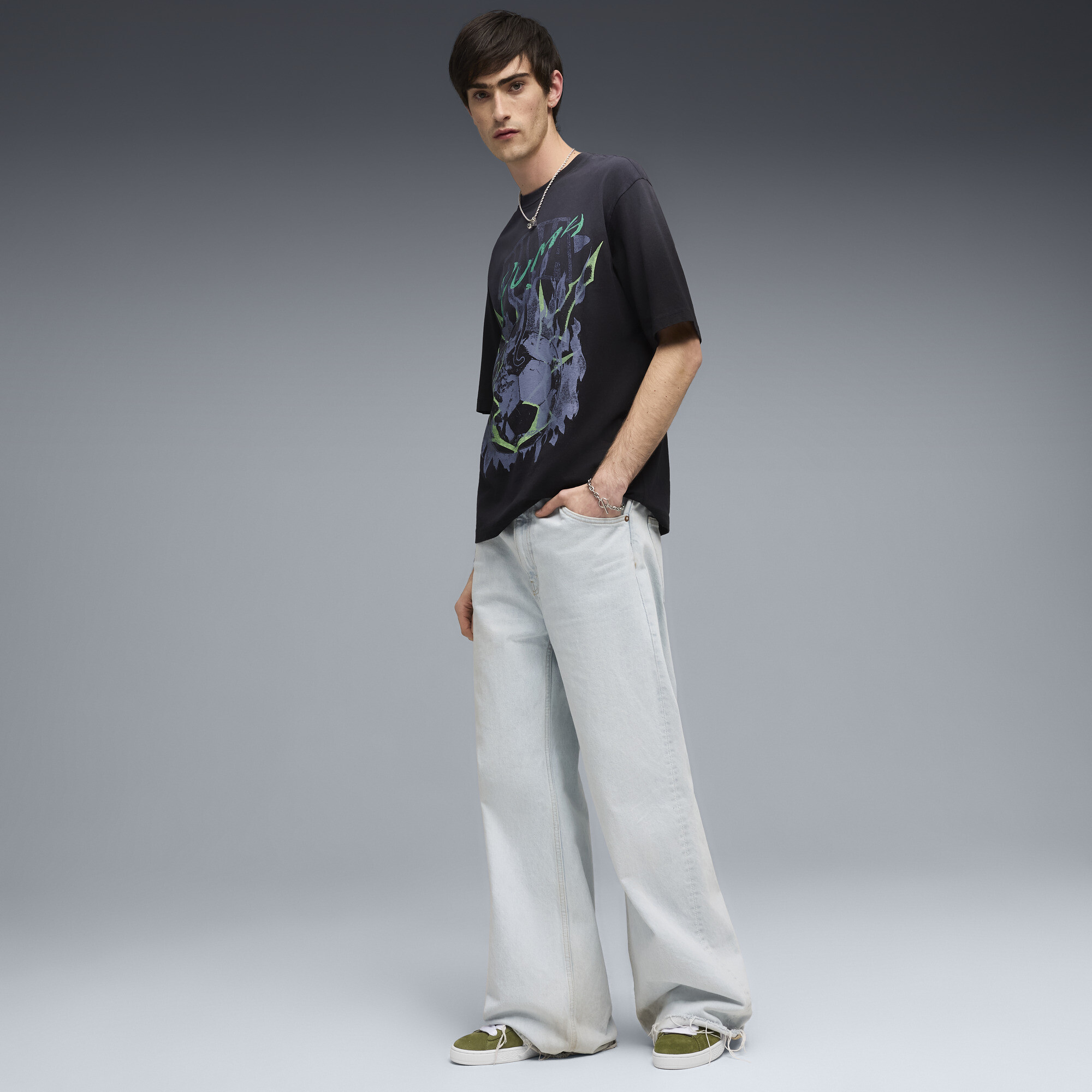 PUMATECH-X Graphic T-shirt voor Heren, Zwart, Maat XXL thumbnail 2