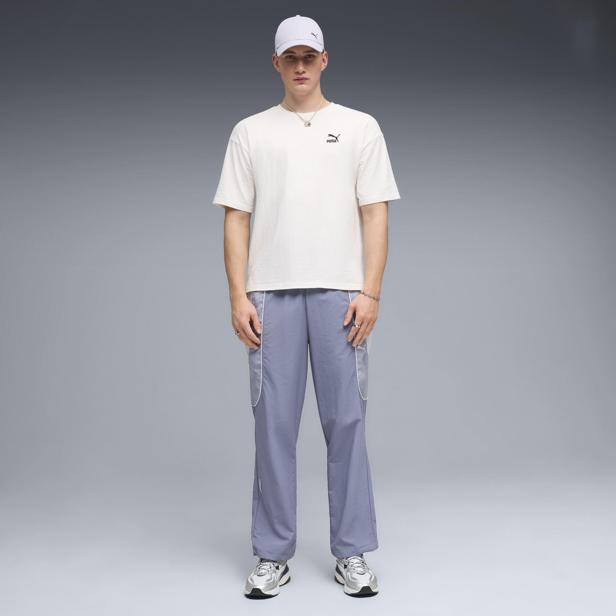 PUMATECH-X relaxte trainingsbroek voor Heren, Grijs, Maat L thumbnail 4