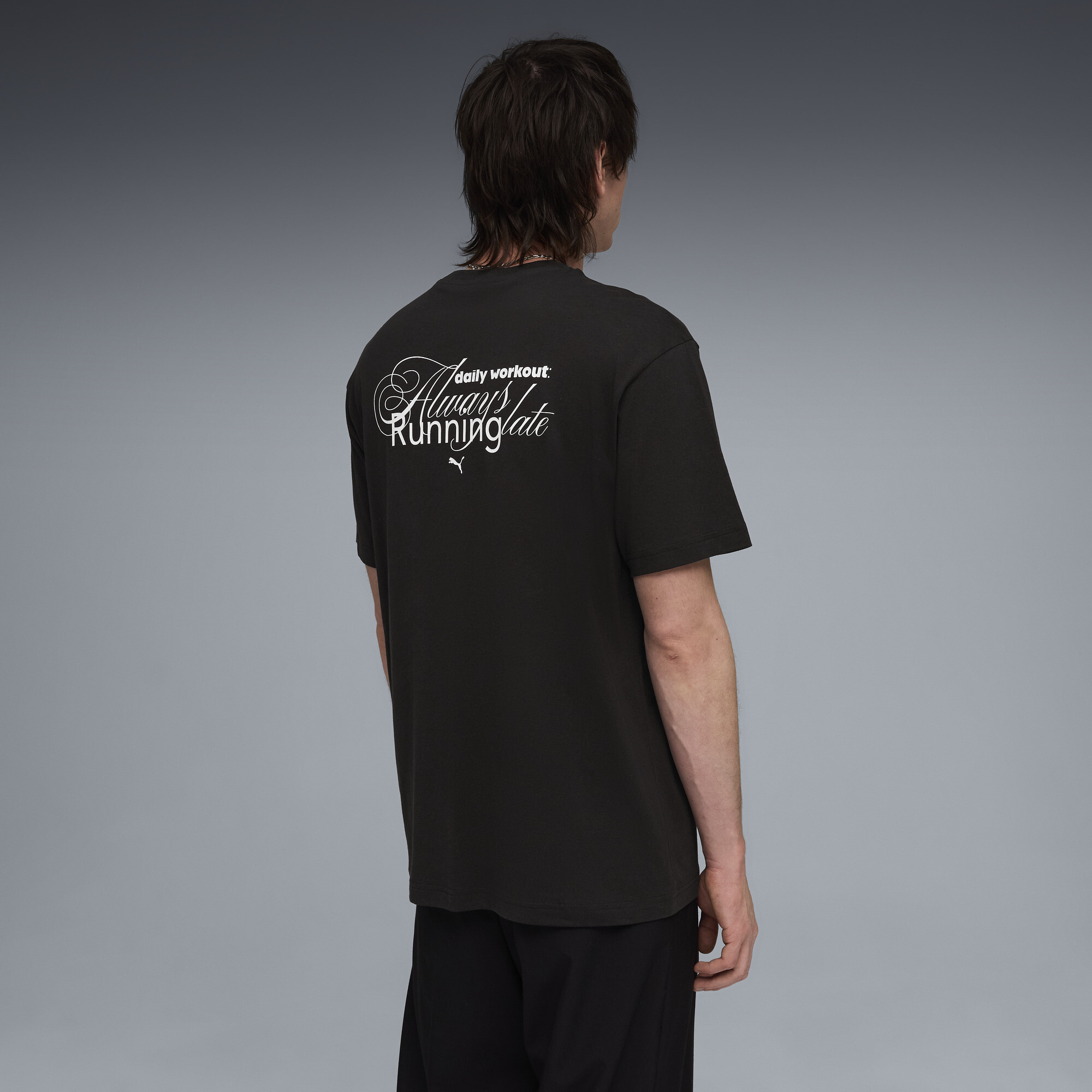 PUMA Relaxed T-shirt met grafische slogan voor Heren, Zwart, Maat XXL thumbnail 5