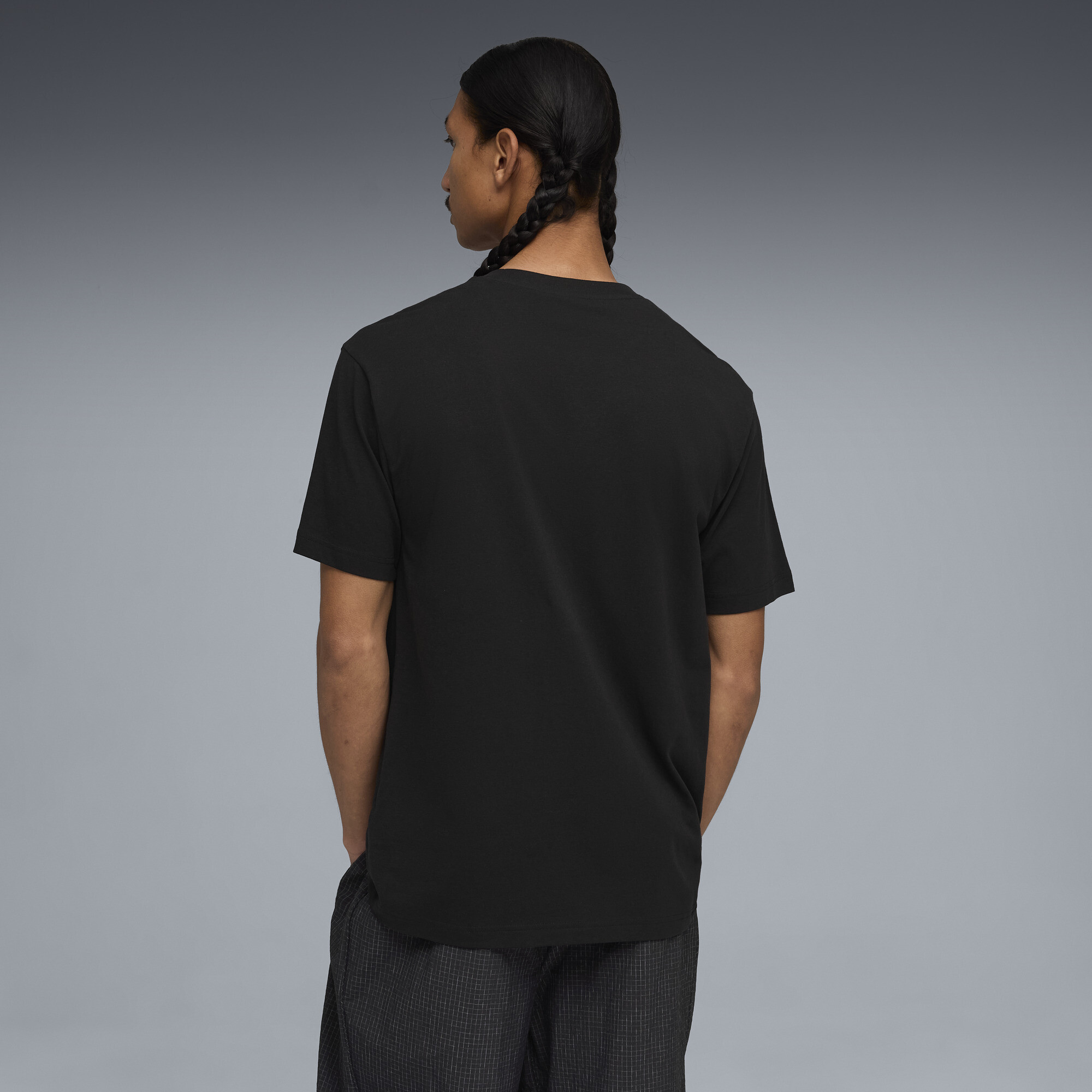 PUMA Relaxed T-shirt met ontbijtafdruk voor Heren, Zwart, Maat M thumbnail 5