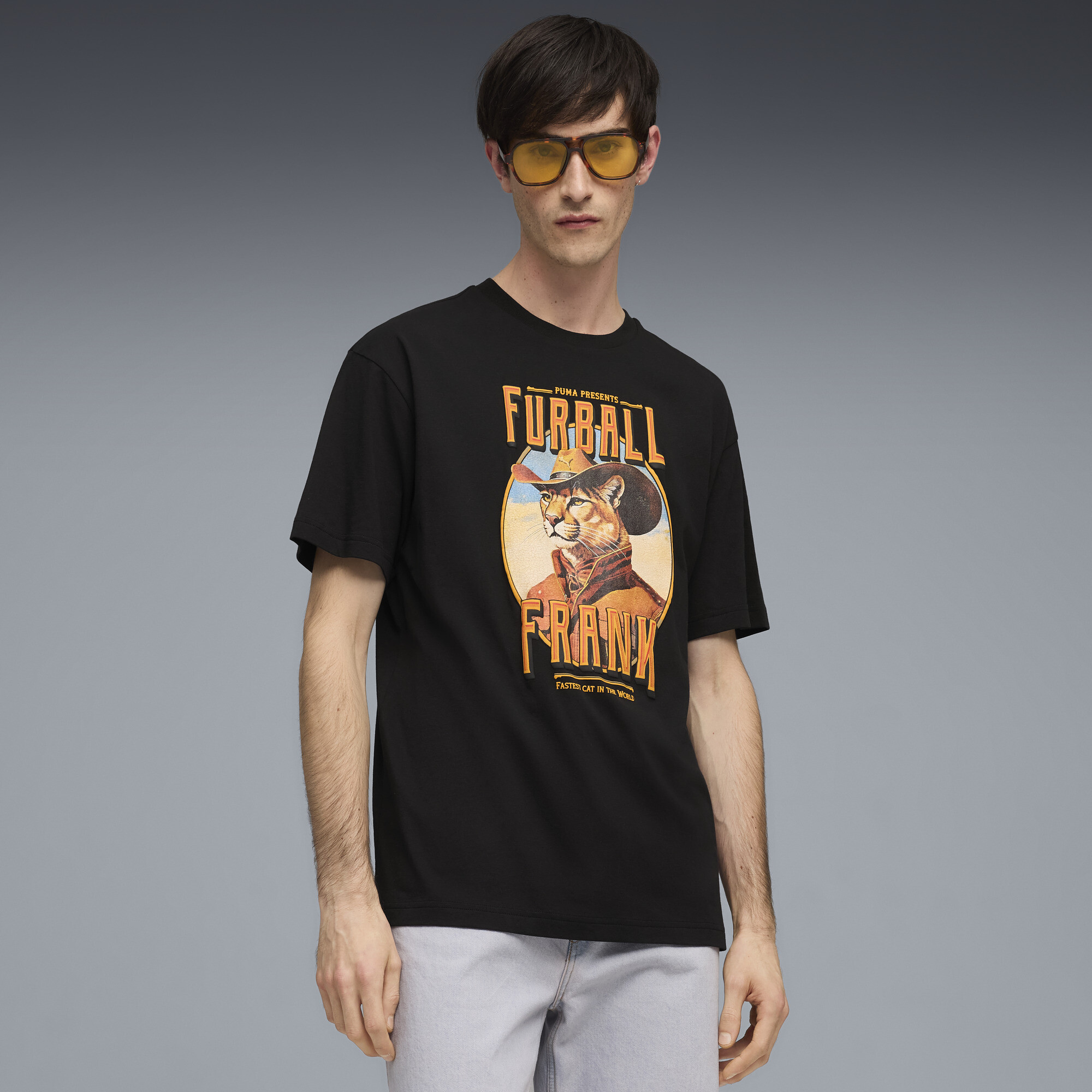 Polera estampada Cat para hombre