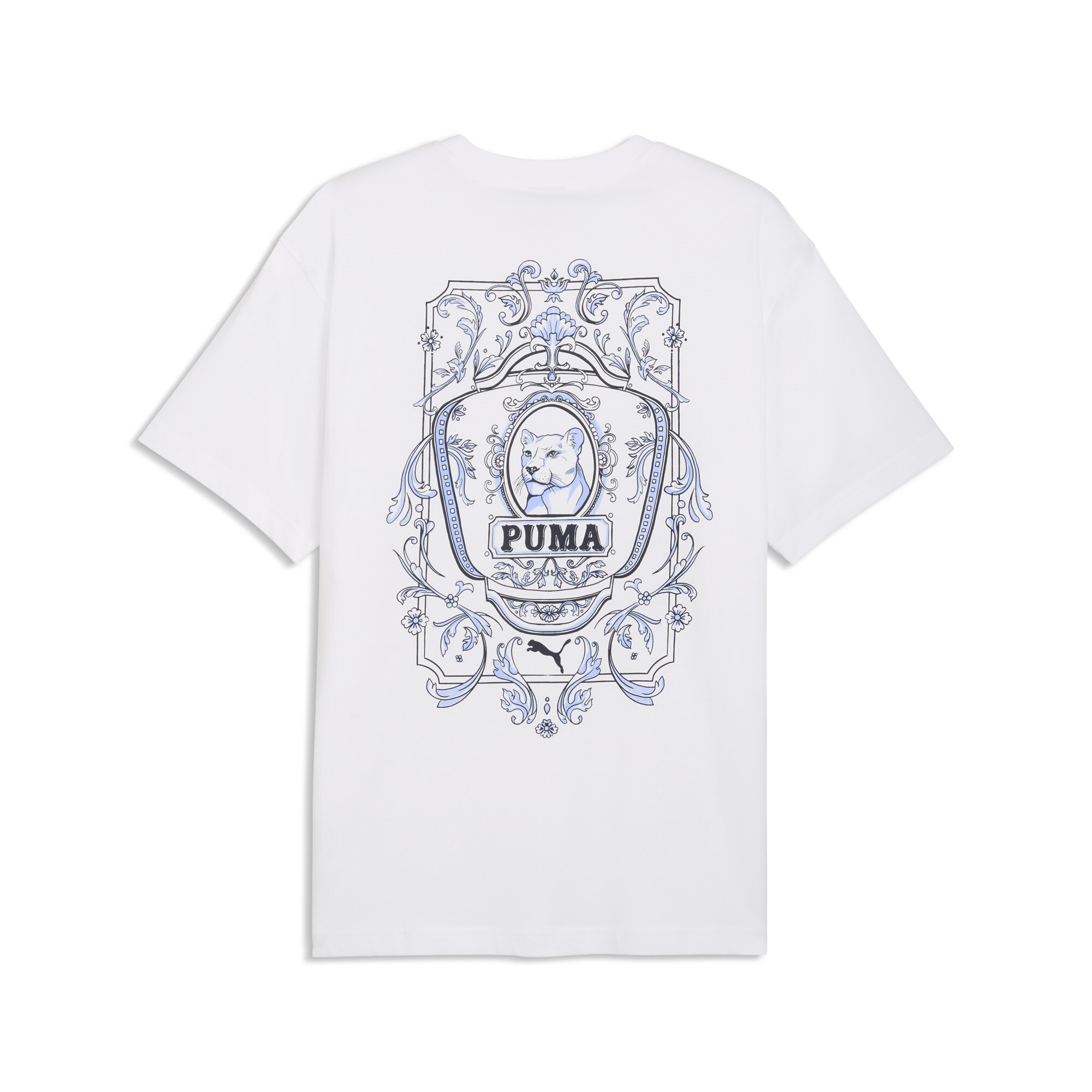 PUMA Graphic Relaxed T-shirt voor Heren, Wit, Maat XS thumbnail 2