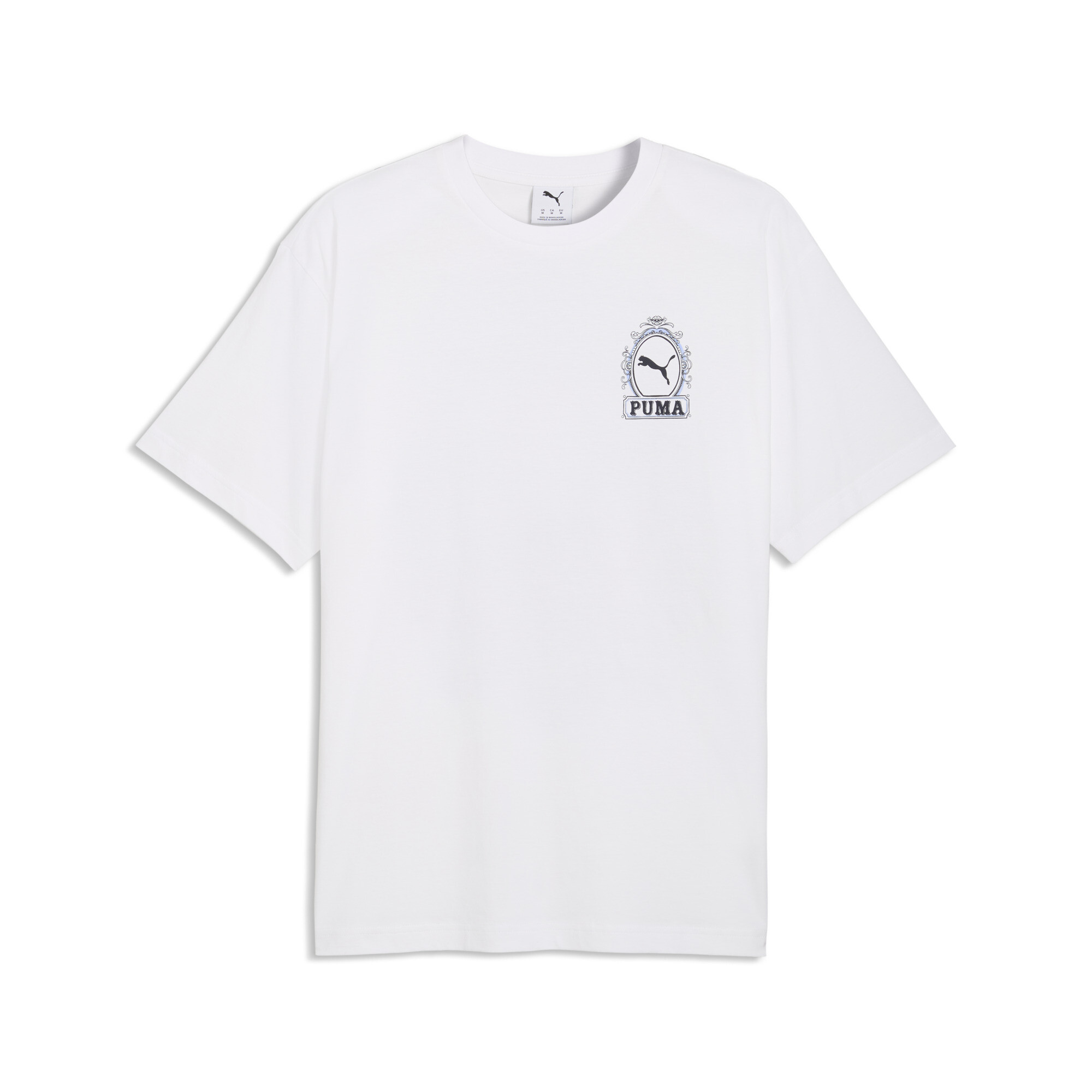 PUMA Graphic Relaxed T-shirt voor Heren, Wit, Maat XS thumbnail 3