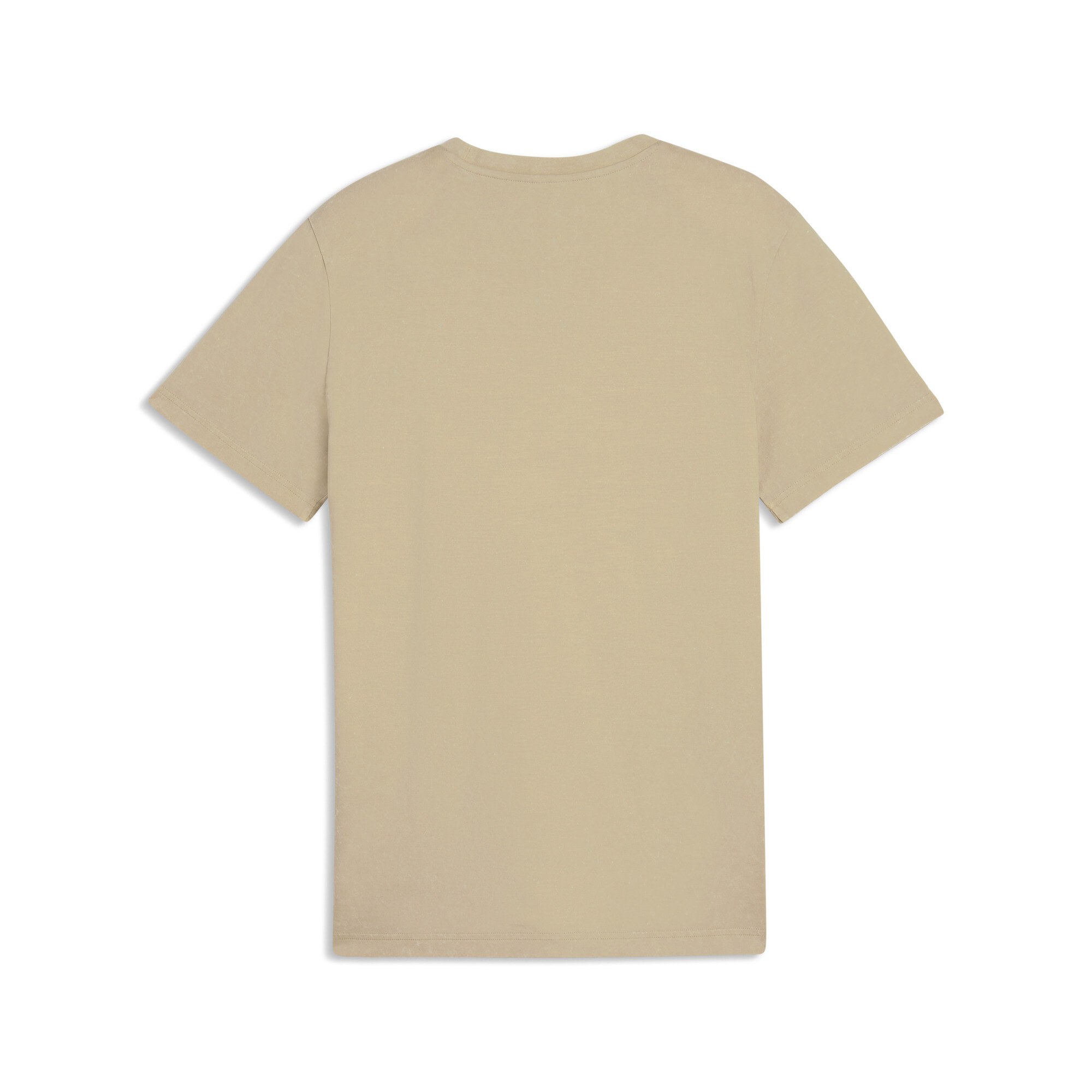 PUMA Verwassen T-shirt met retro-afbeelding voor Heren, Beige/Grijs, Maat L thumbnail 2