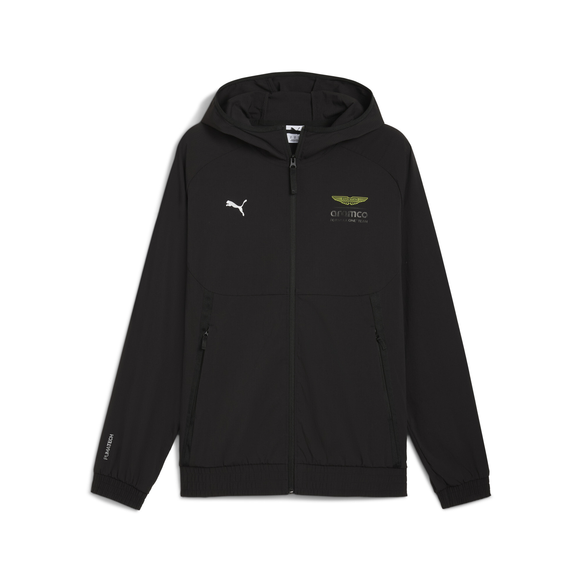 PUMA x ASTON MARTIN ARAMCO F1Â® TEAM PUMATECH jack voor Heren, Zwart, Maat XL thumbnail 3