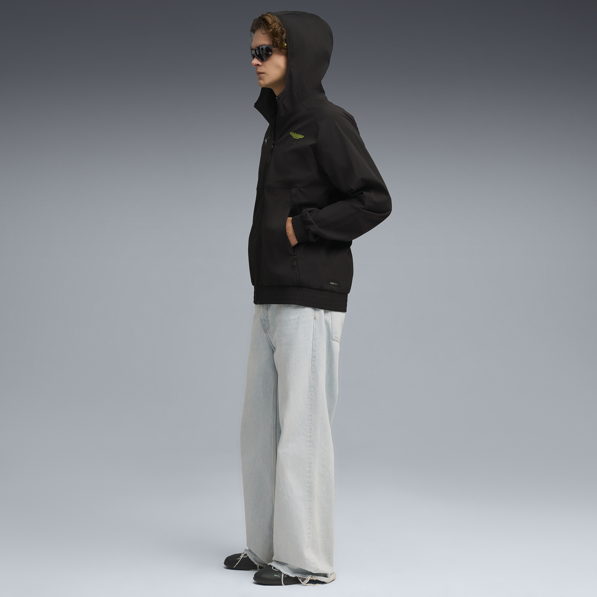 PUMA x ASTON MARTIN ARAMCO F1Â® TEAM PUMATECH jack voor Heren, Zwart, Maat XL thumbnail 6