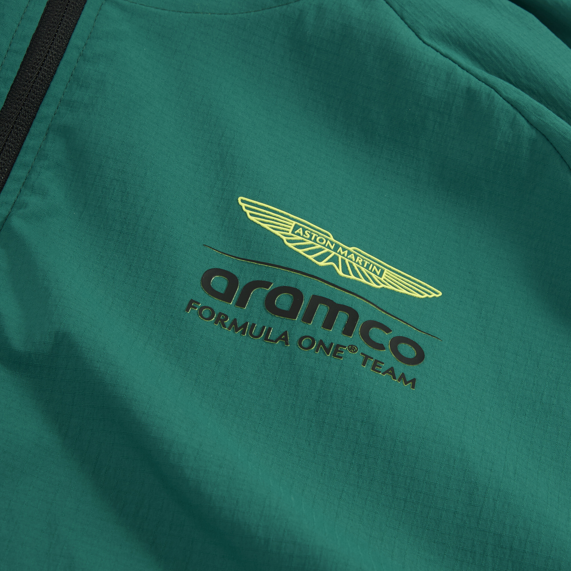PUMA x ASTON MARTIN ARAMCO F1Â® TEAM PUMATECH jack voor Heren, Groen, Maat L thumbnail 3