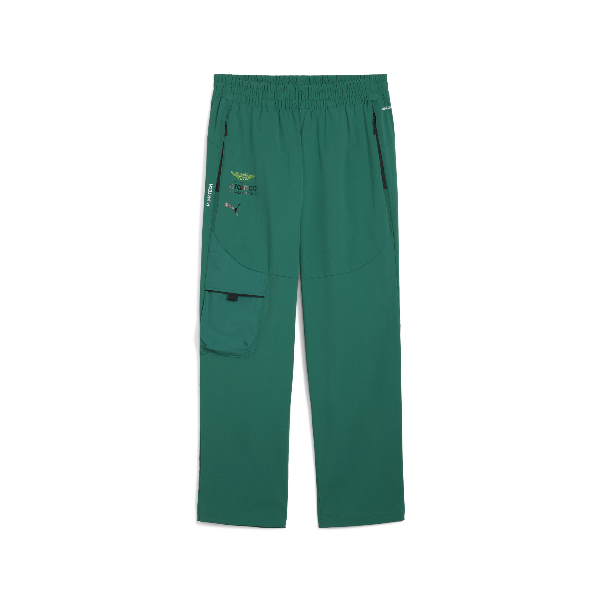 PUMA x ASTON MARTIN ARAMCO F1Â® TEAM PUMATECH broek voor Heren, Groen, Maat XL