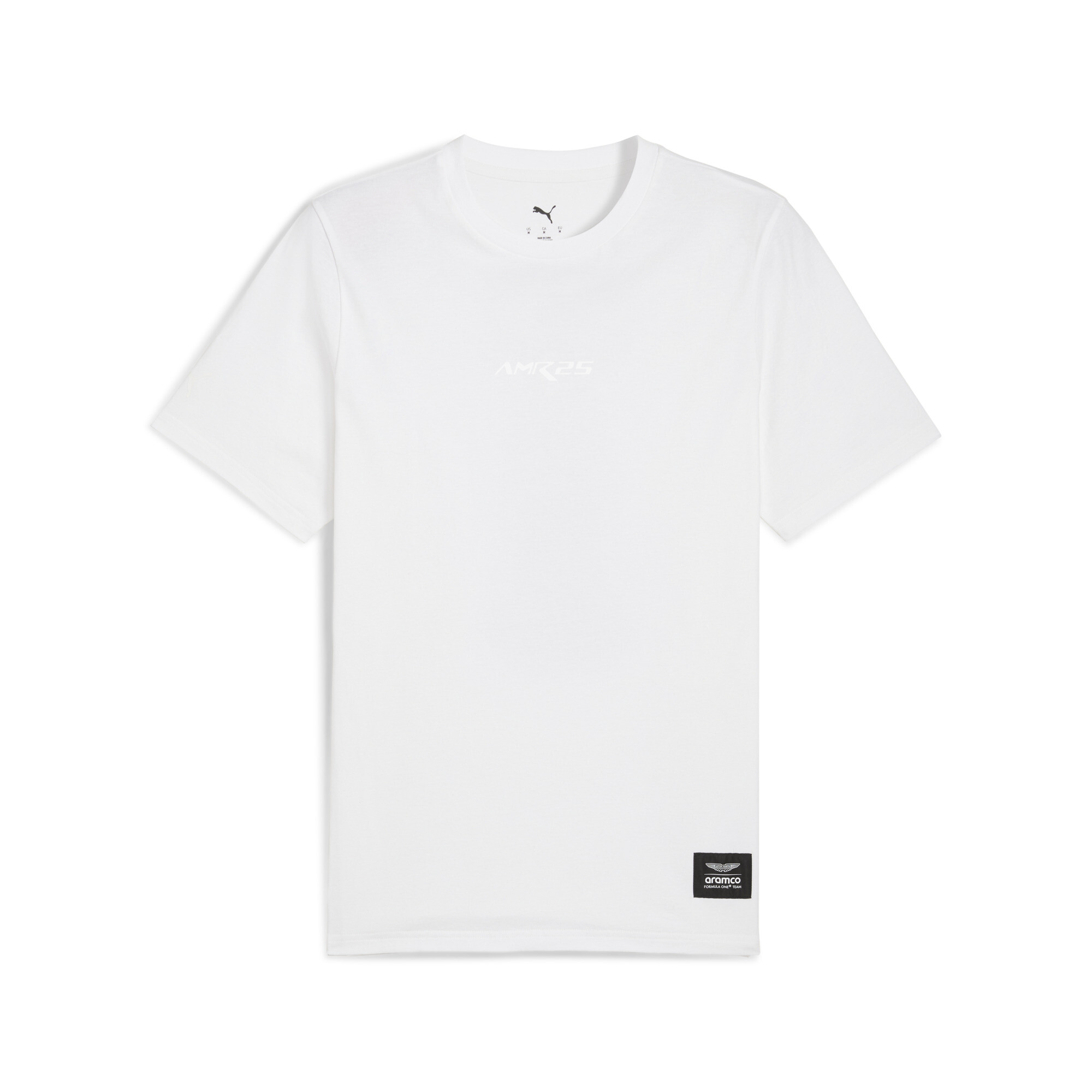 PUMA x ASTON MARTIN ARAMCO F1Â® TEAM grafisch T-shirt voor Heren, Wit, Maat XXL thumbnail 3