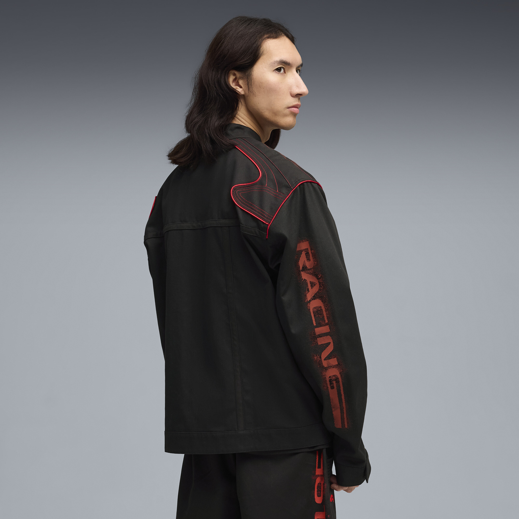 PUMA F1Â® Lifestyle Racing trainingsjack voor Heren, Zwart, Maat XXL thumbnail 5