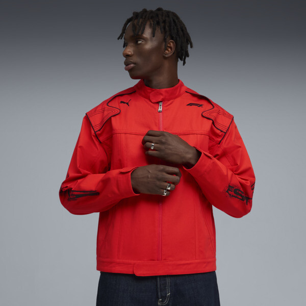 Campera PUMA F1® Lifestyle Racing para Hombre En Pop Rojo