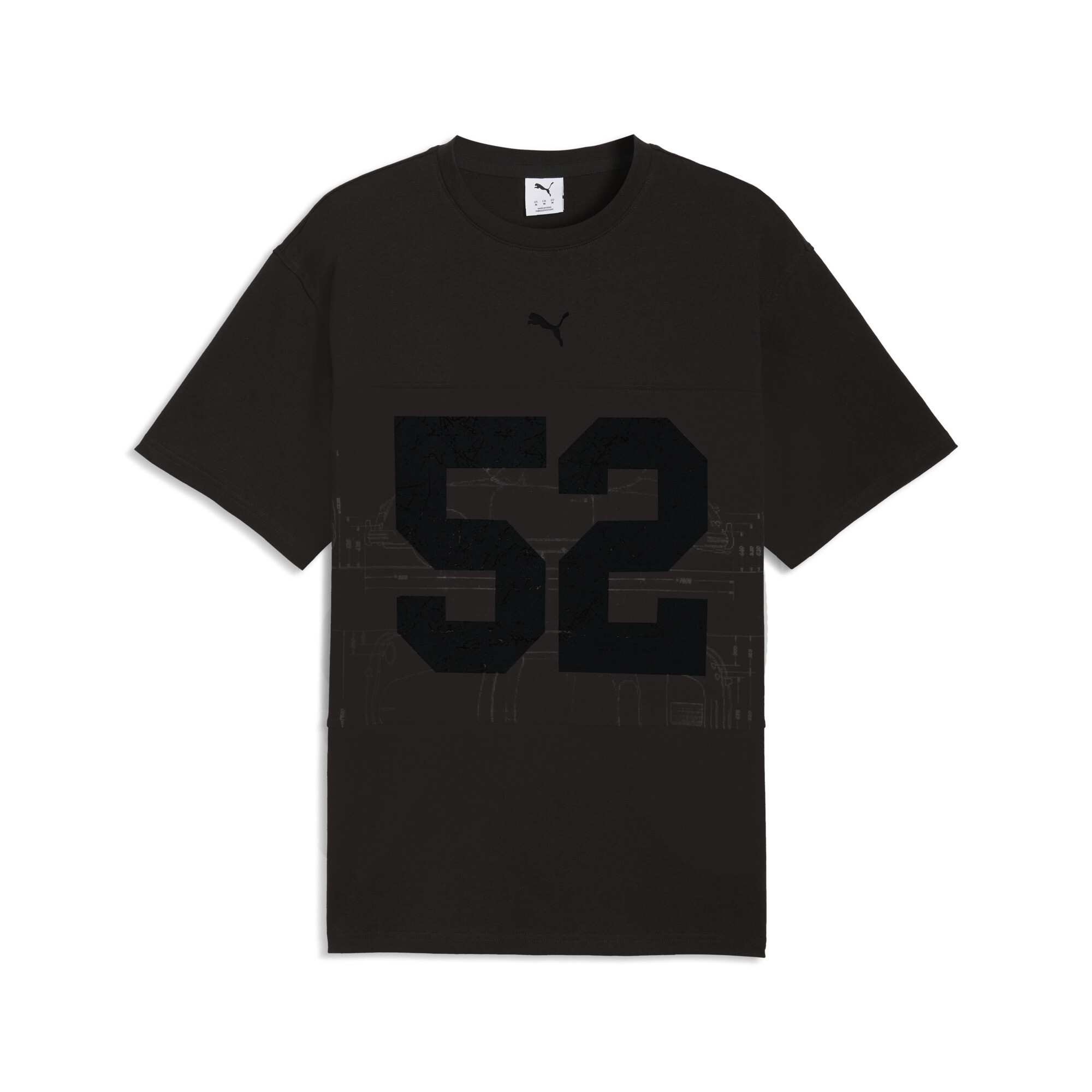 PUMA Porsche Legacy Lifestyle shirt voor Heren, Zwart, Maat XXL