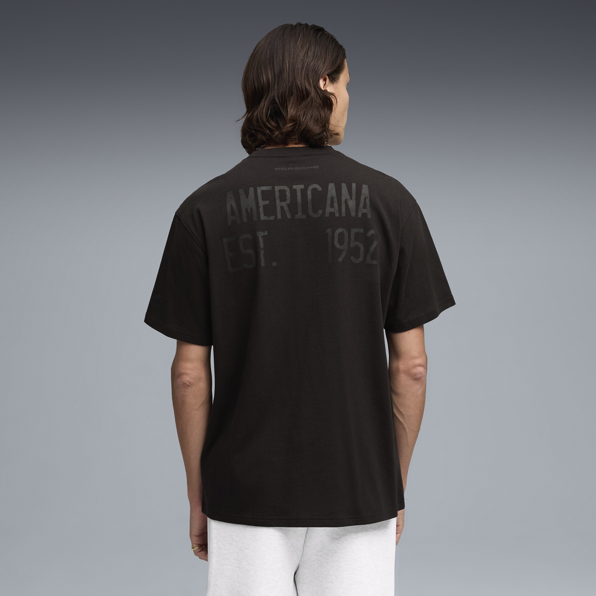 PUMA Porsche Legacy Lifestyle shirt voor Heren, Zwart, Maat XXL thumbnail 3