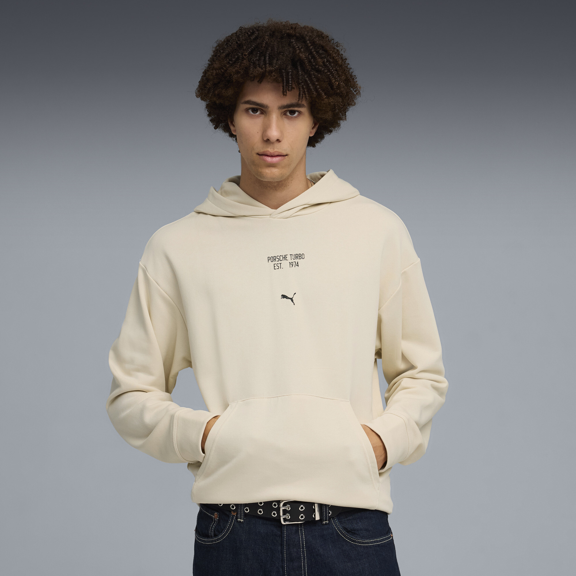 PUMA Porsche Legacy Men's Hoodie in White, Size L