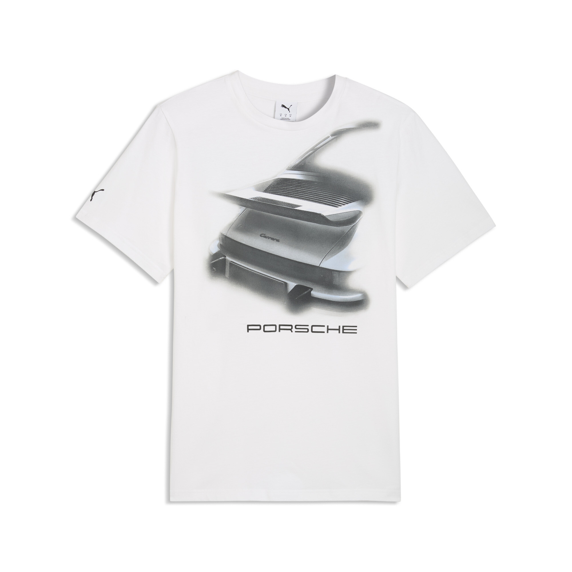 PUMA Porsche Legacy T-shirt met print voor Heren, Wit, Maat XXL