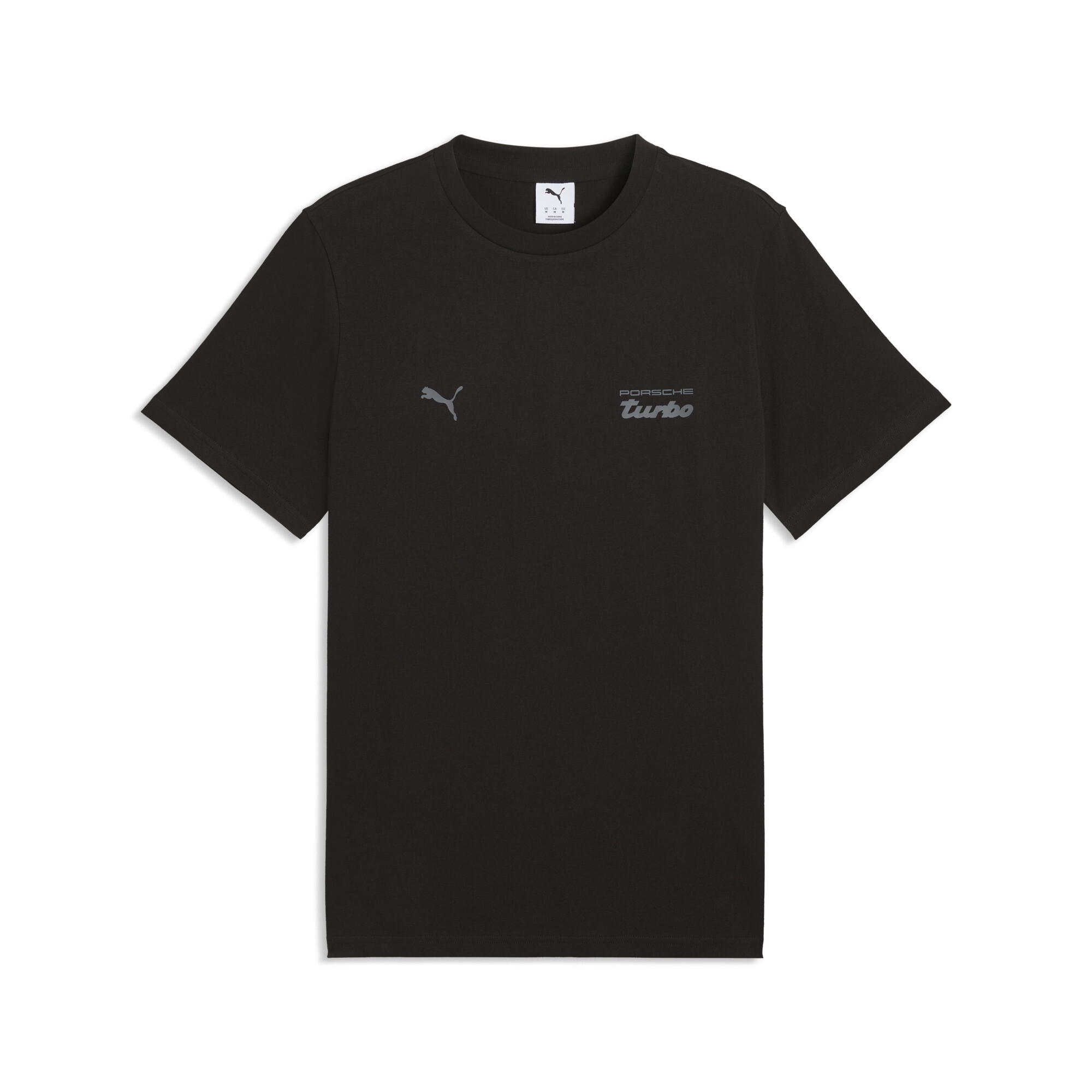 PUMA Porsche Legacy Essentials T-shirt voor Heren, Zwart, Maat M