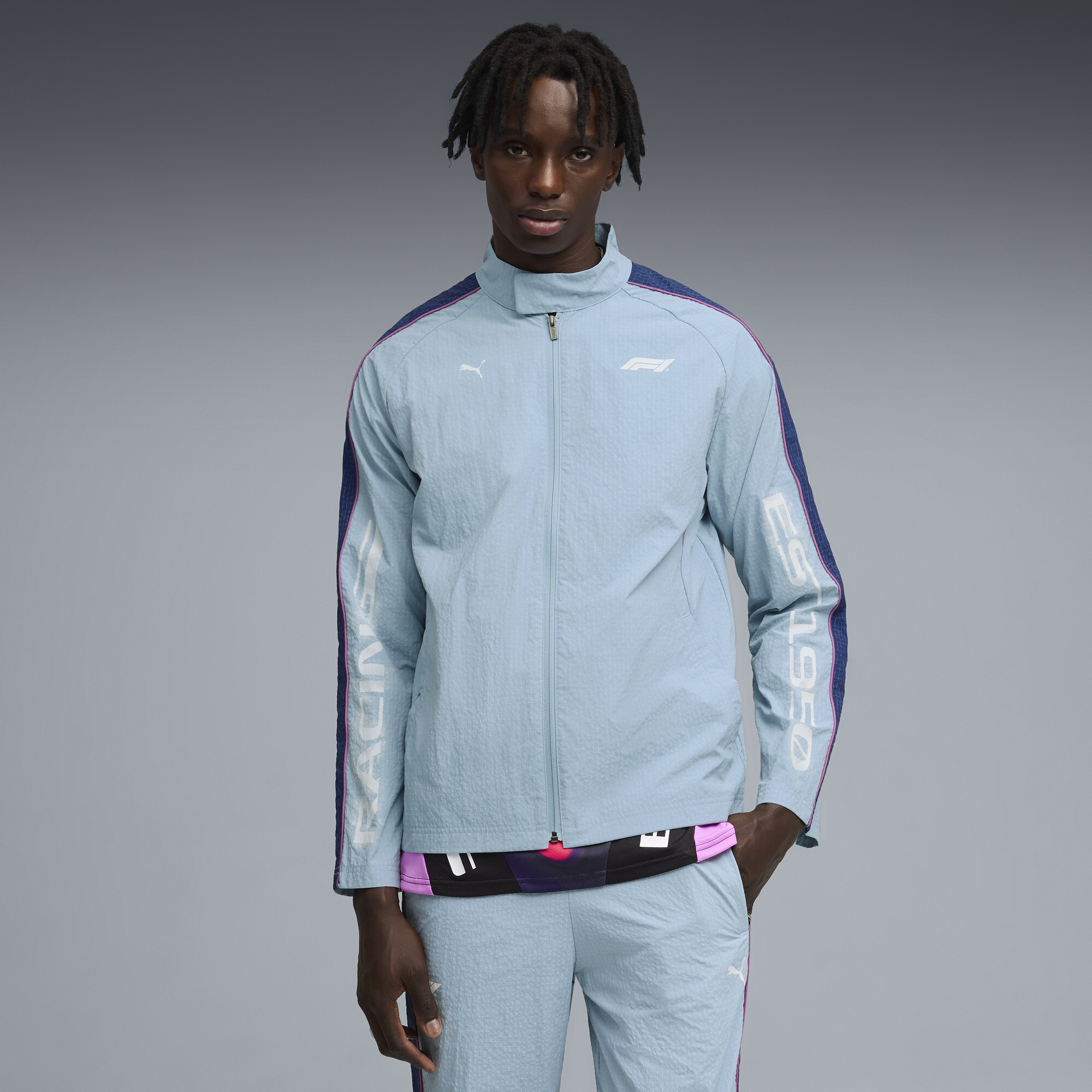 PUMA F1® Men's T7 Jacket in Blue, Size XXL