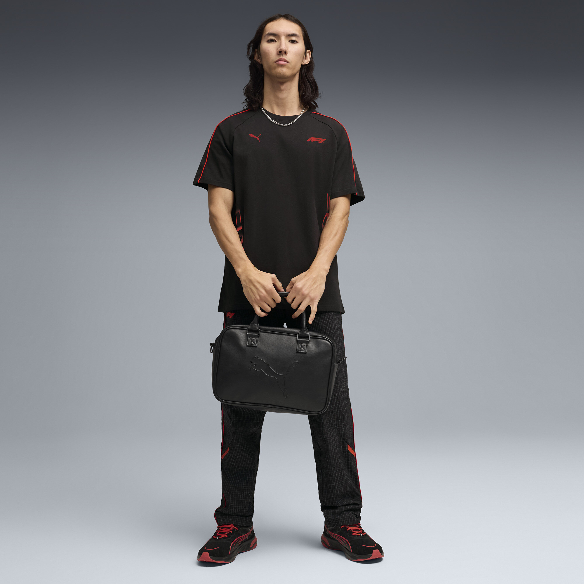 PUMA F1® Lifestyle T7 T-shirt voor Heren, Zwart, Maat XS thumbnail 2