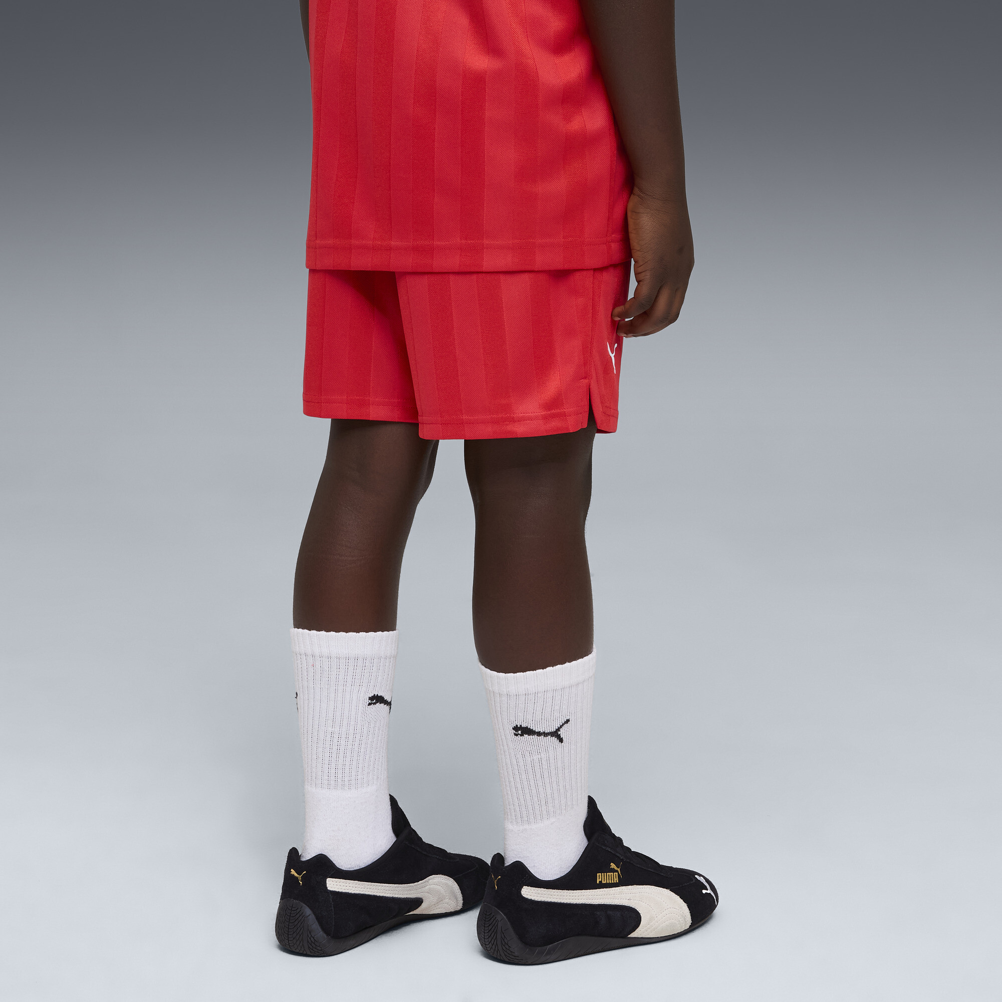 Super PUMA short voor Heren, Rood, Maat 13-14Y thumbnail 3