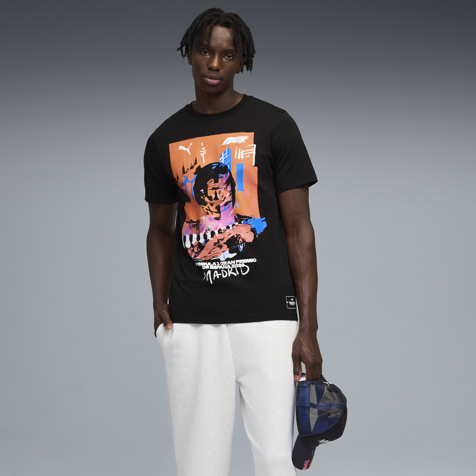 PUMA F1 Spain Graphic Crew Neck Short Sleeve T-Shirt