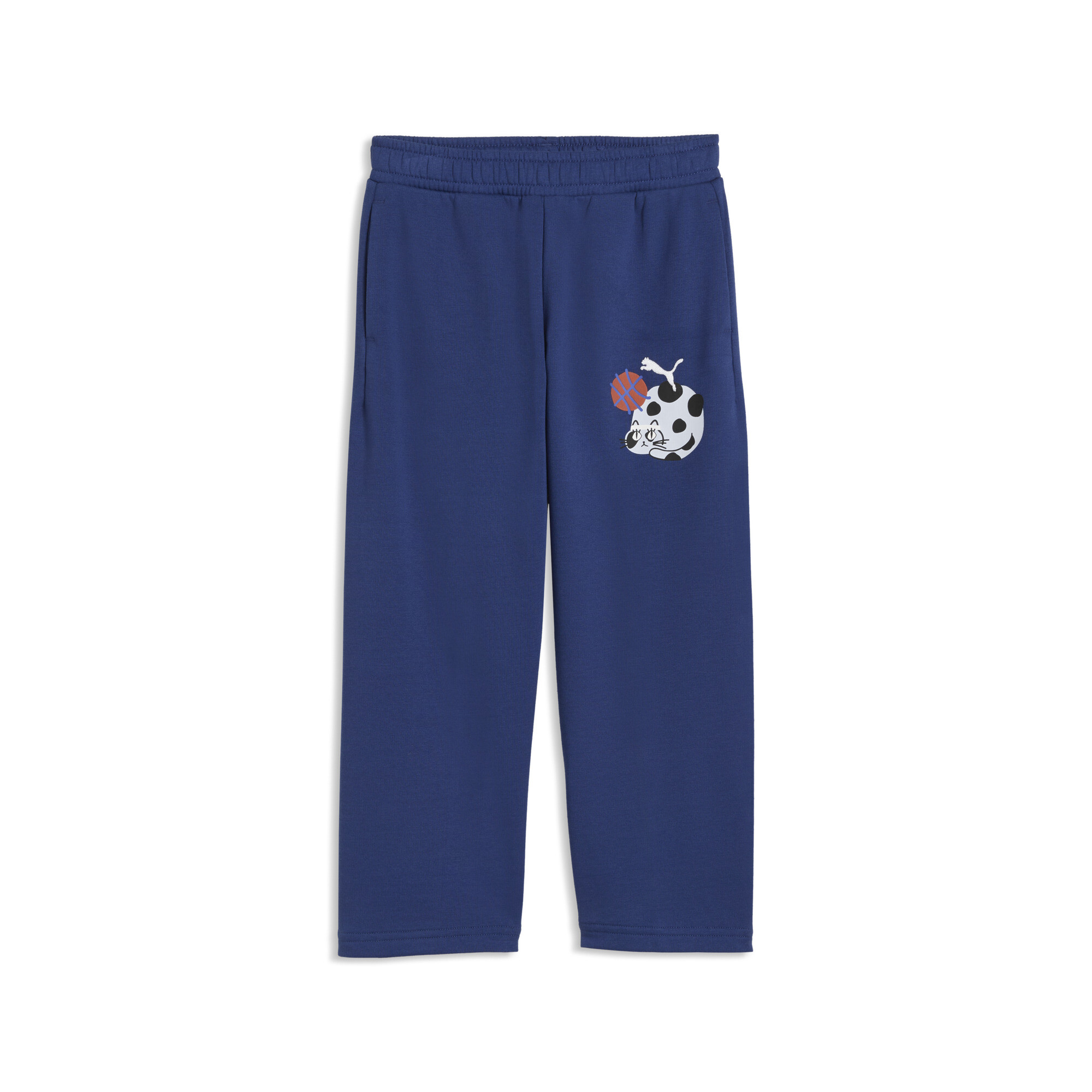 PUMA Sporty Cats relaxte sweatpants, Blauw, Maat 3-4Y