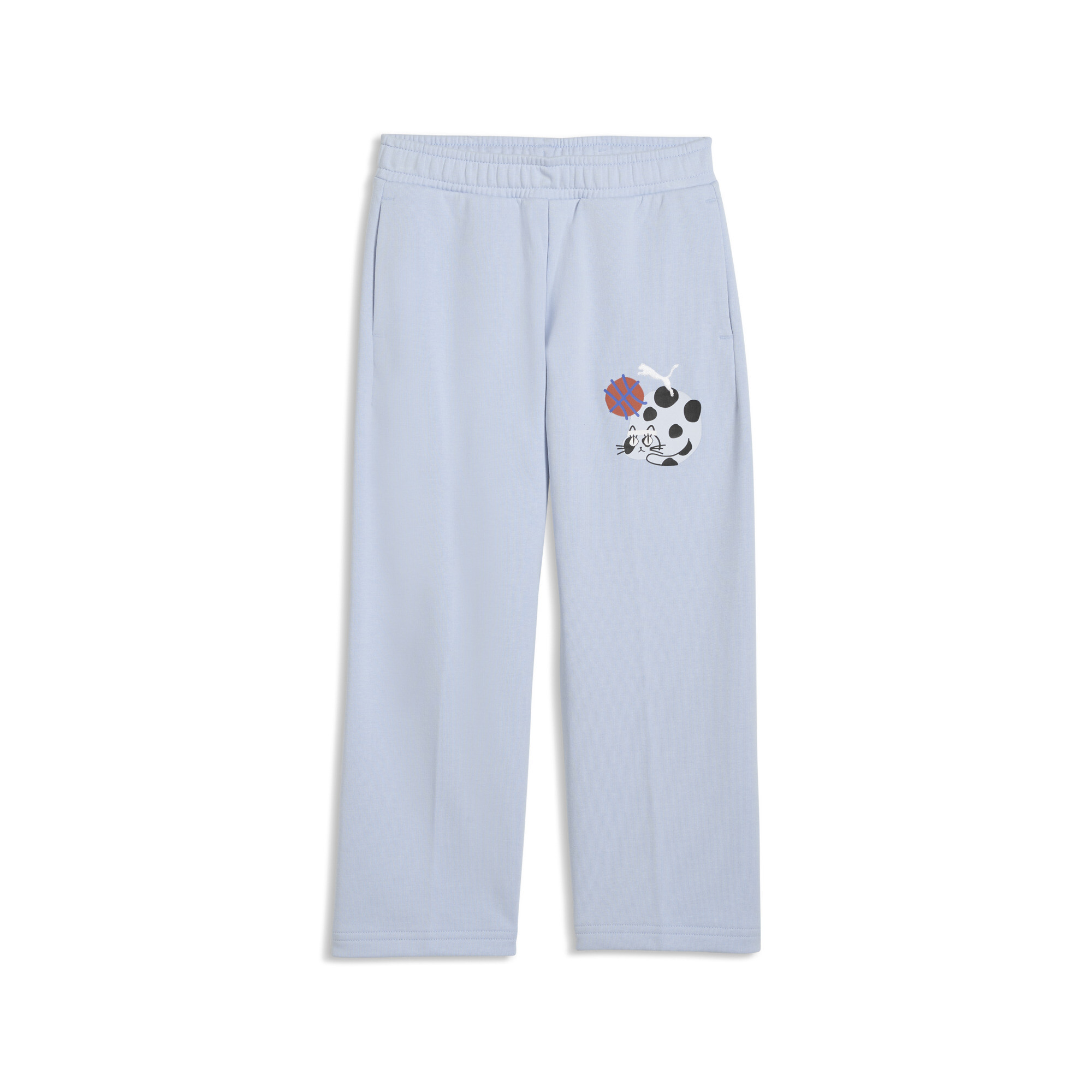 PUMA Sporty Cats relaxte sweatpants, Blauw, Maat 3-4Y
