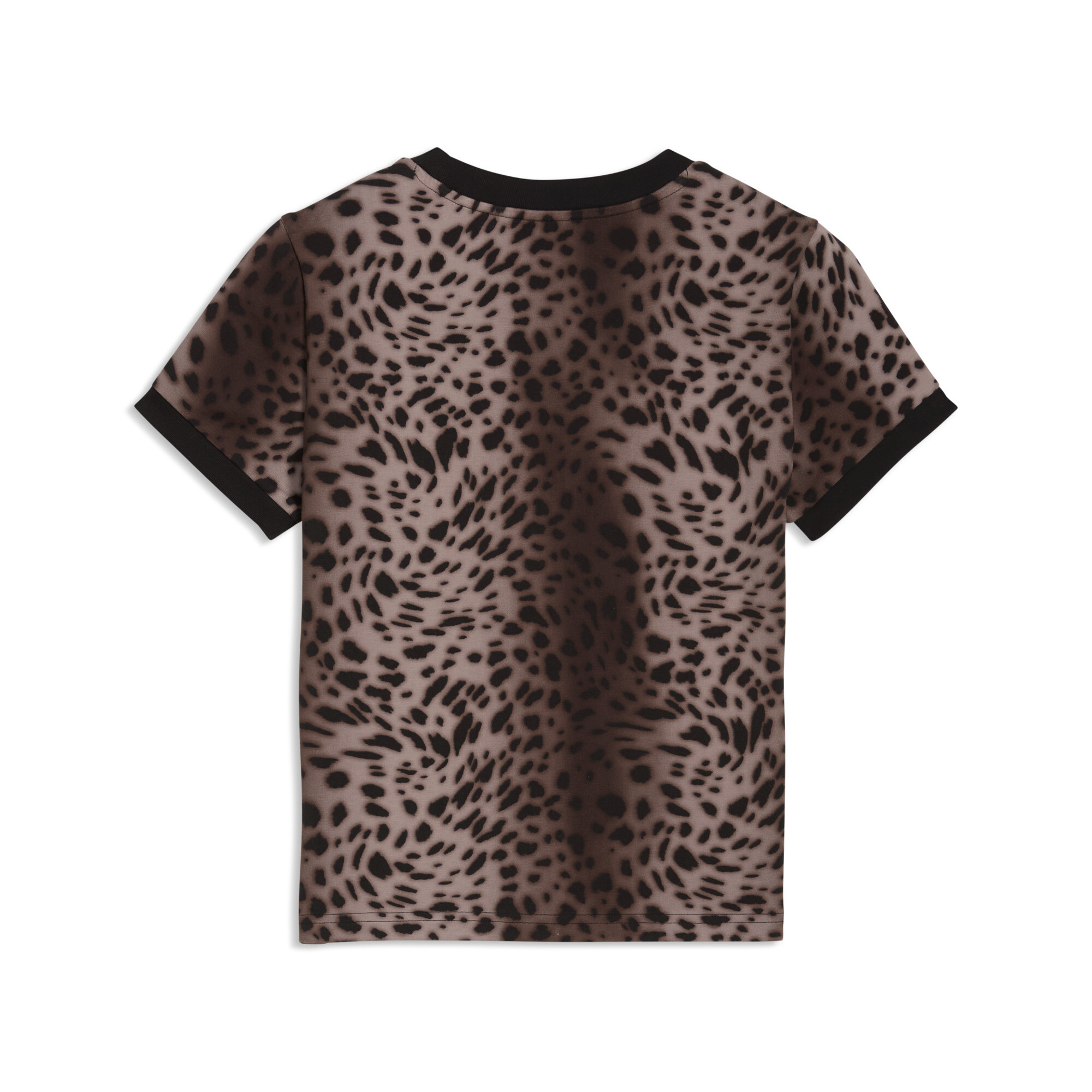 PUMA Essentials Graphics Leo Luxe slim-fit T-shirt voor Dames, Zwart, Maat XL thumbnail 2