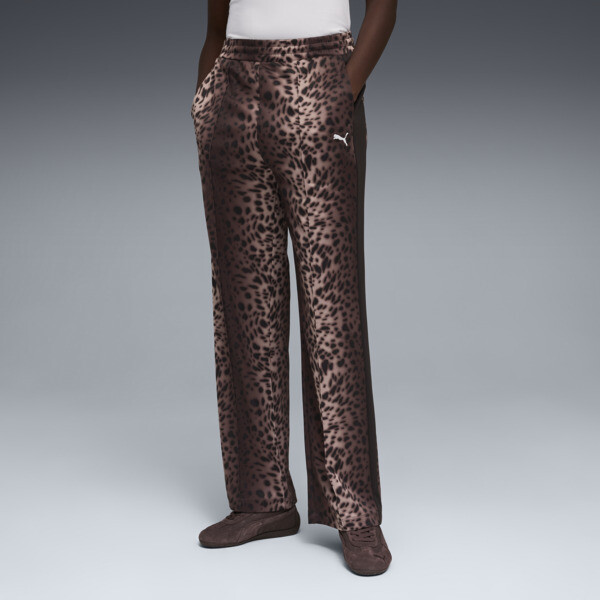 Pantalones T7 Leo Luxe para Mujer en Talle Grande PUMA Negro