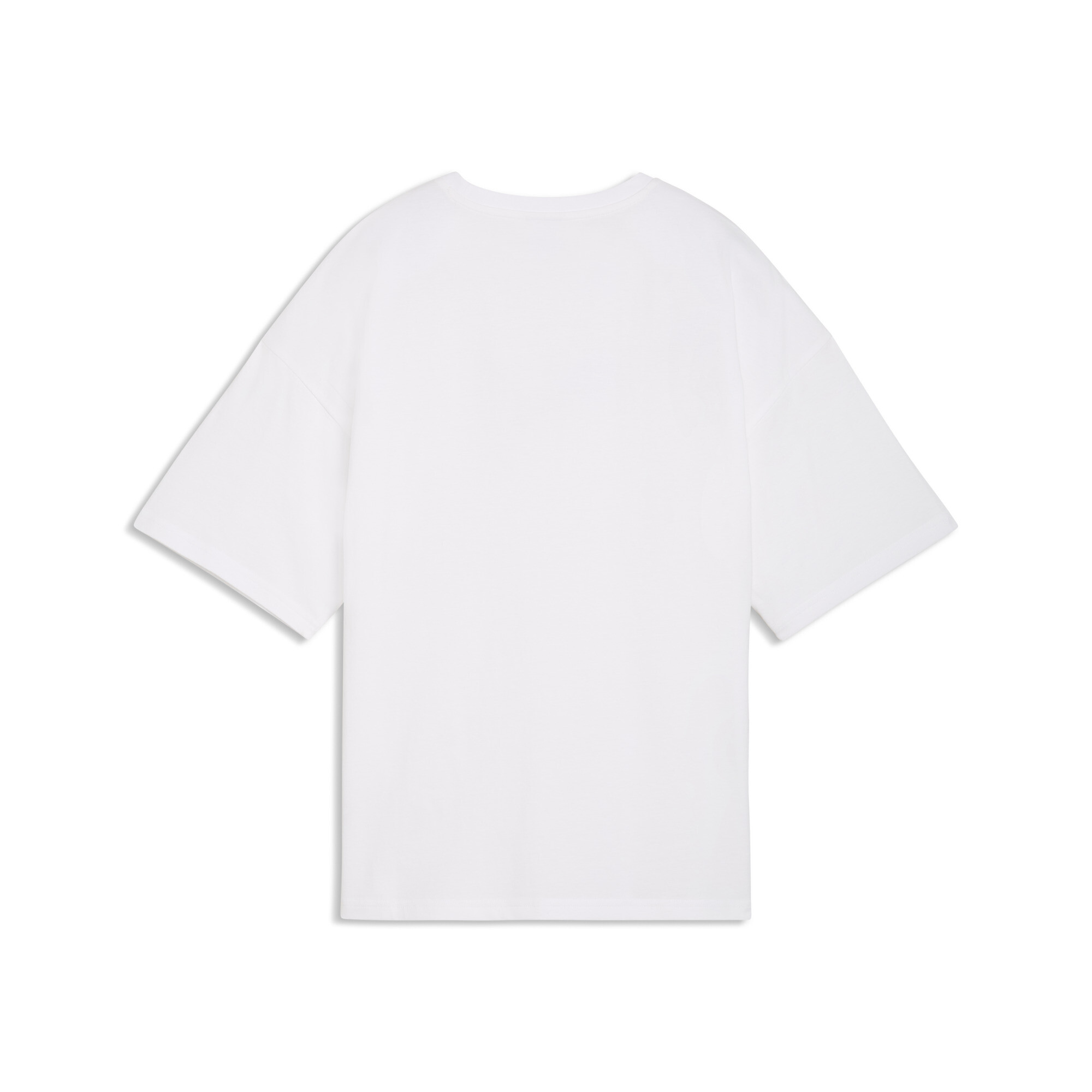 PUMA Essentials Graphics Bedazzled oversized T-shirt voor Dames, Wit, Maat XS thumbnail 2