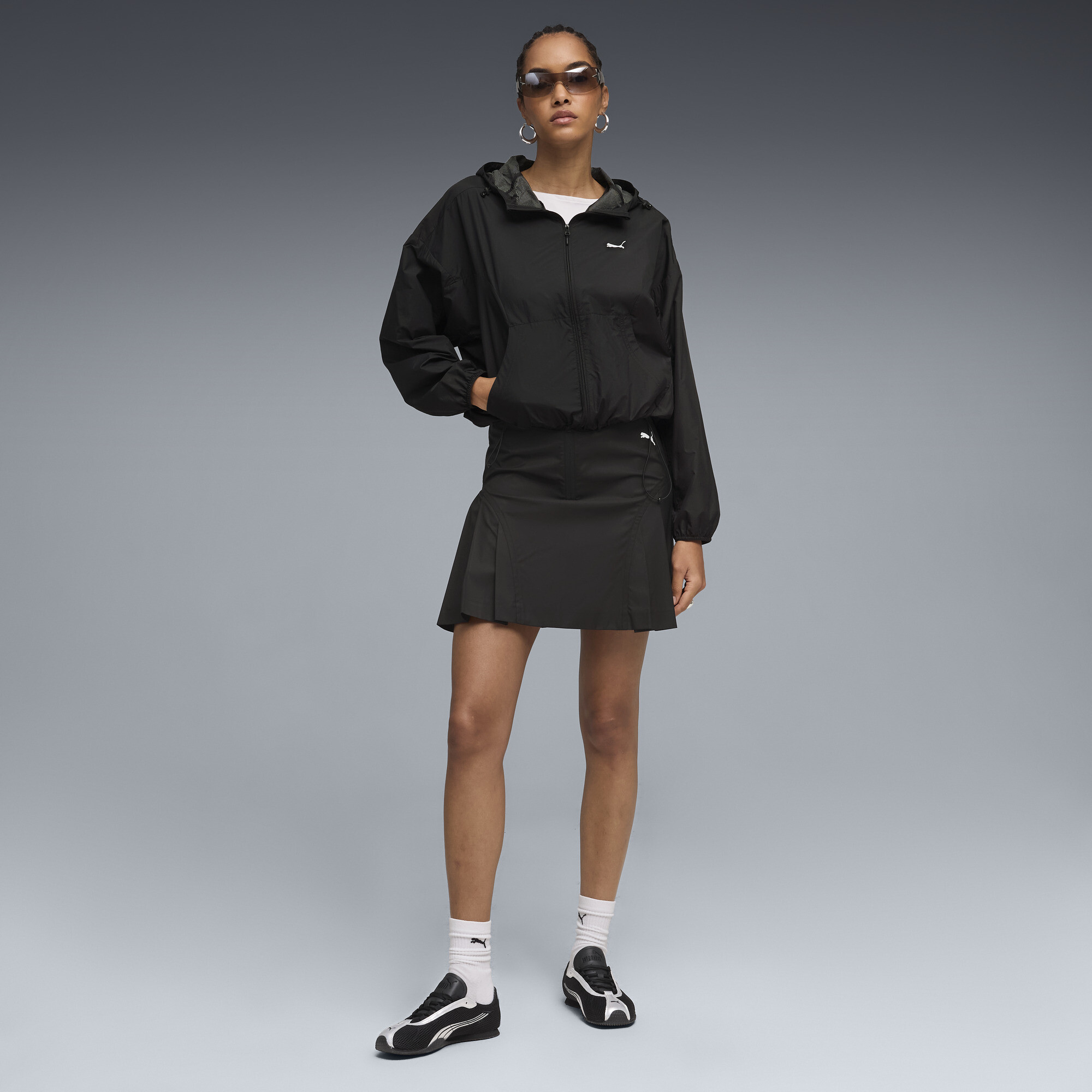 PUMATECH Sense oversized windjack voor Dames, Zwart, Maat L thumbnail 4