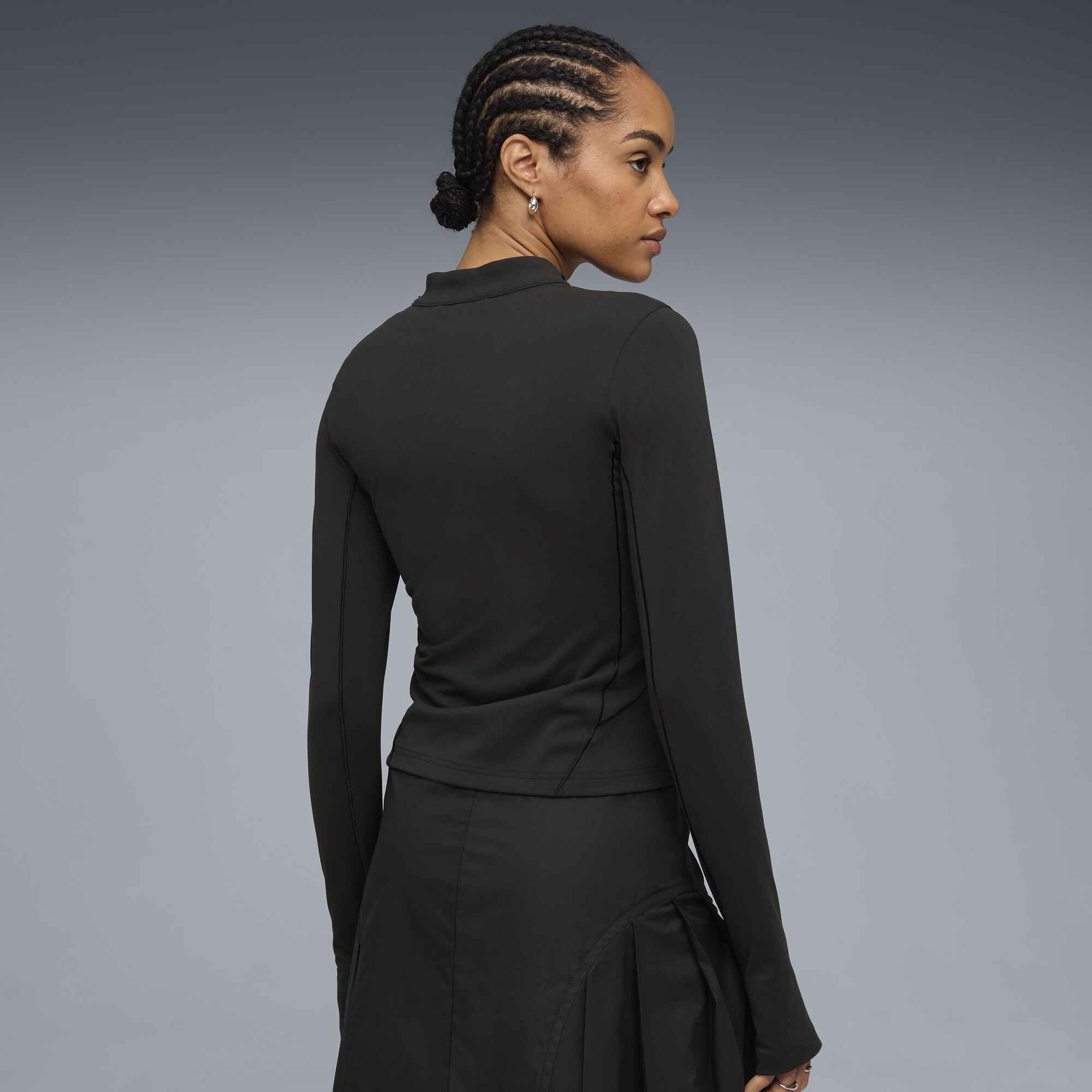 PUMATECH SENSE Slim trainingsjack voor Dames, Zwart, Maat M thumbnail 3