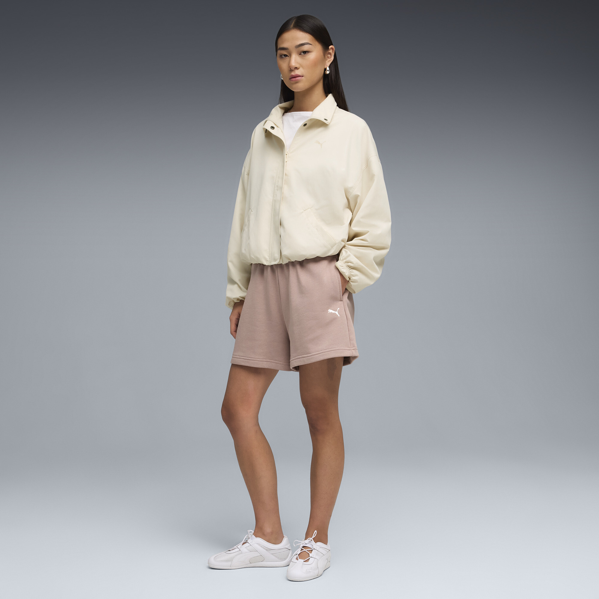 PUMA Wardrobe Essentials relaxte short voor Dames, Maat L thumbnail 2