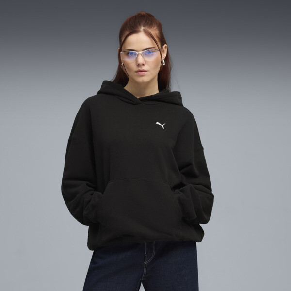 Buzo PUMA oversize Peach Touch para Mujer En Negro