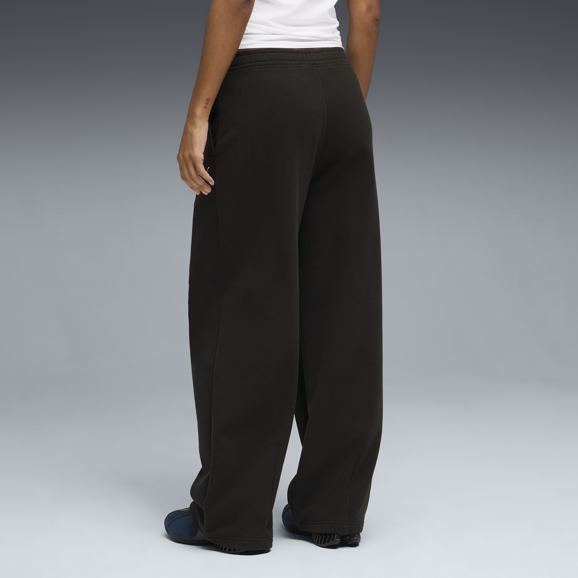 PUMA Peach Touch slobberige sweatpants voor Dames, Zwart, Maat L thumbnail 3