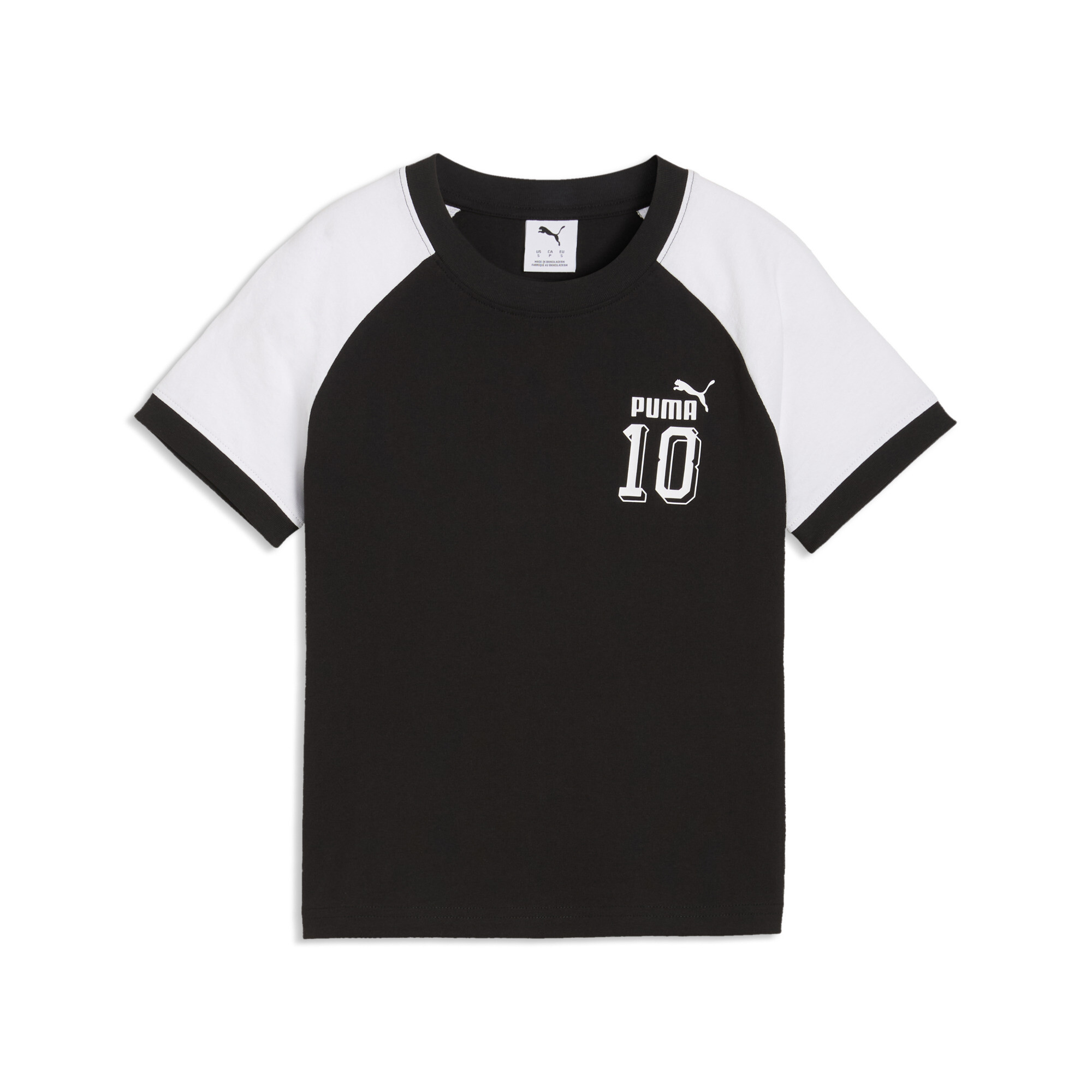 FUTURE.PUMA.ARCHIVE slim-fit Ringer T-shirt voor Dames, Zwart, Maat S thumbnail 3