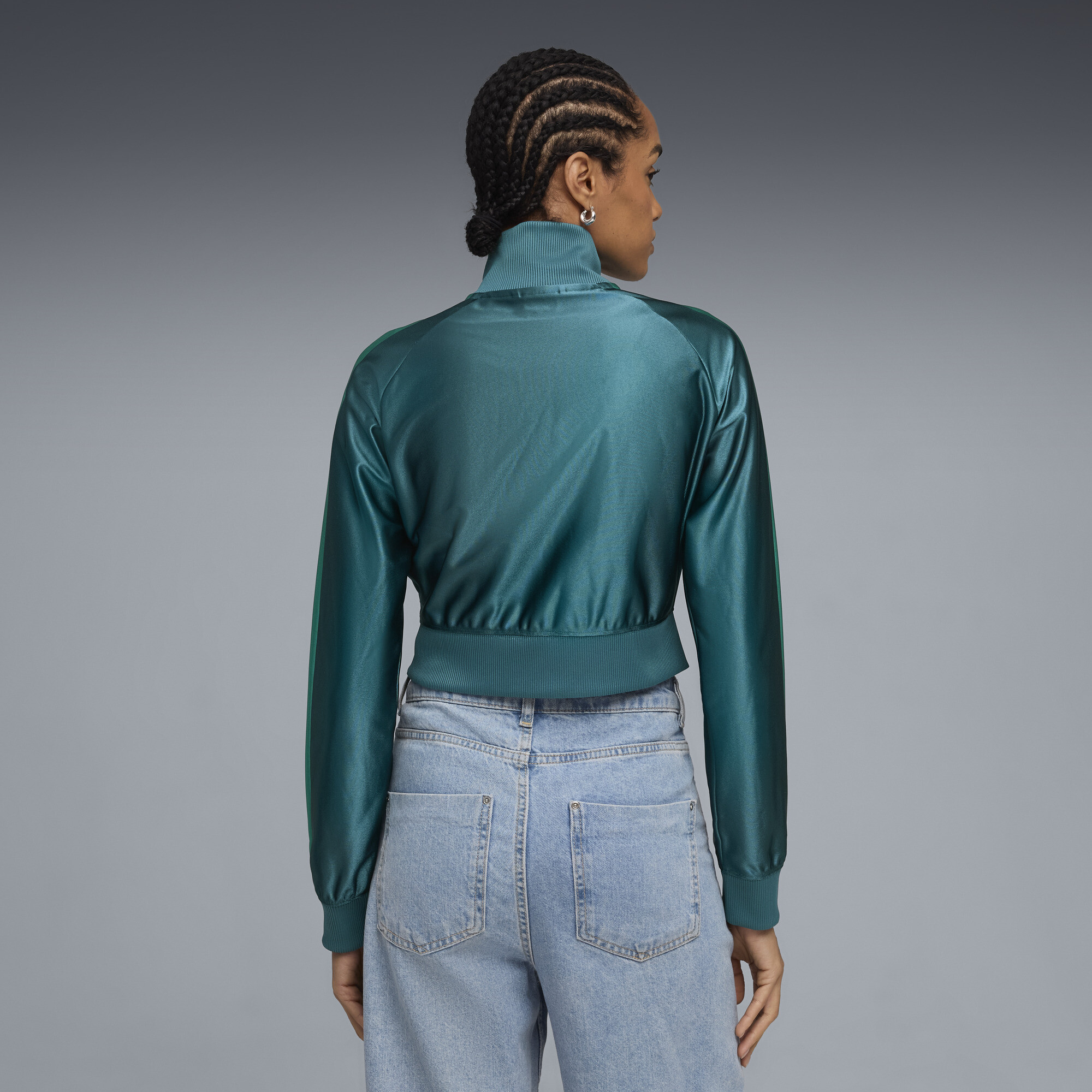 FUTURE.PUMA.ARCHIVE T7 cropped trainingsjack voor Dames, Maat M thumbnail 5