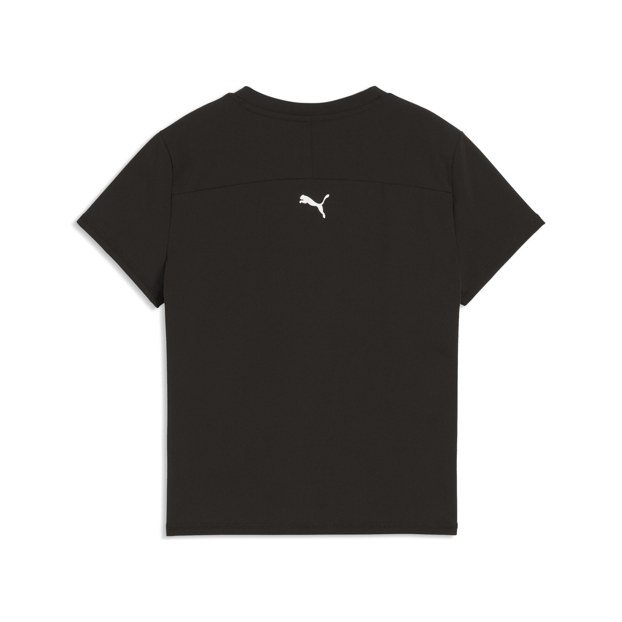 PUMA Dare To T-shirt met opdruk en halve rits voor Dames, Zwart, Maat S thumbnail 2