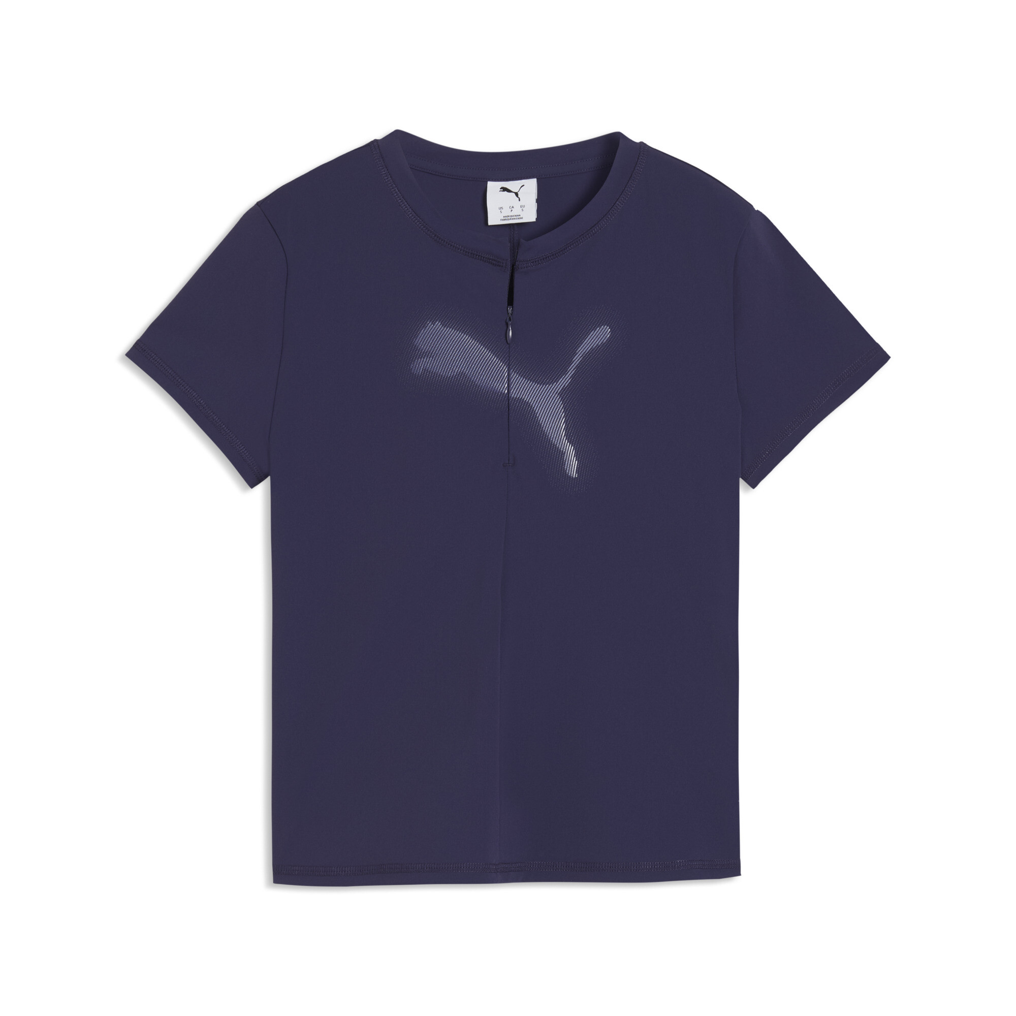 PUMA Dare To T-shirt met opdruk en halve rits voor Dames, Maat XL thumbnail 3