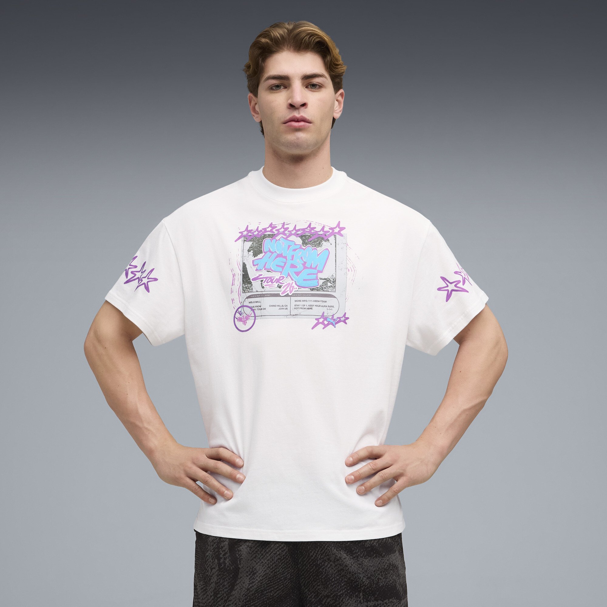 Melo x Hive Tee Men | T-shirts & Tops | PUMA