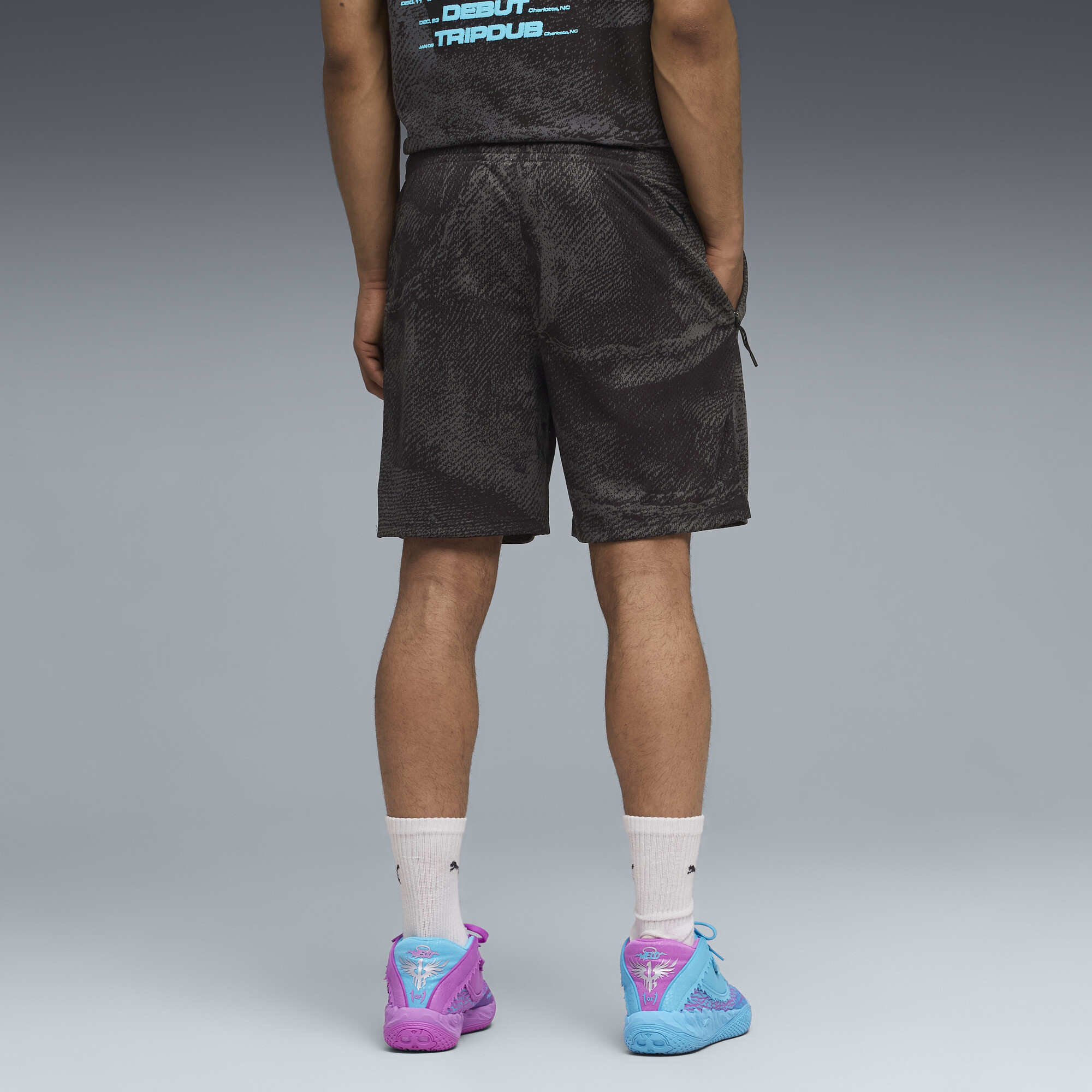 PUMA Melo x Hive gebreide short voor Heren, Zwart, Maat XS thumbnail 5