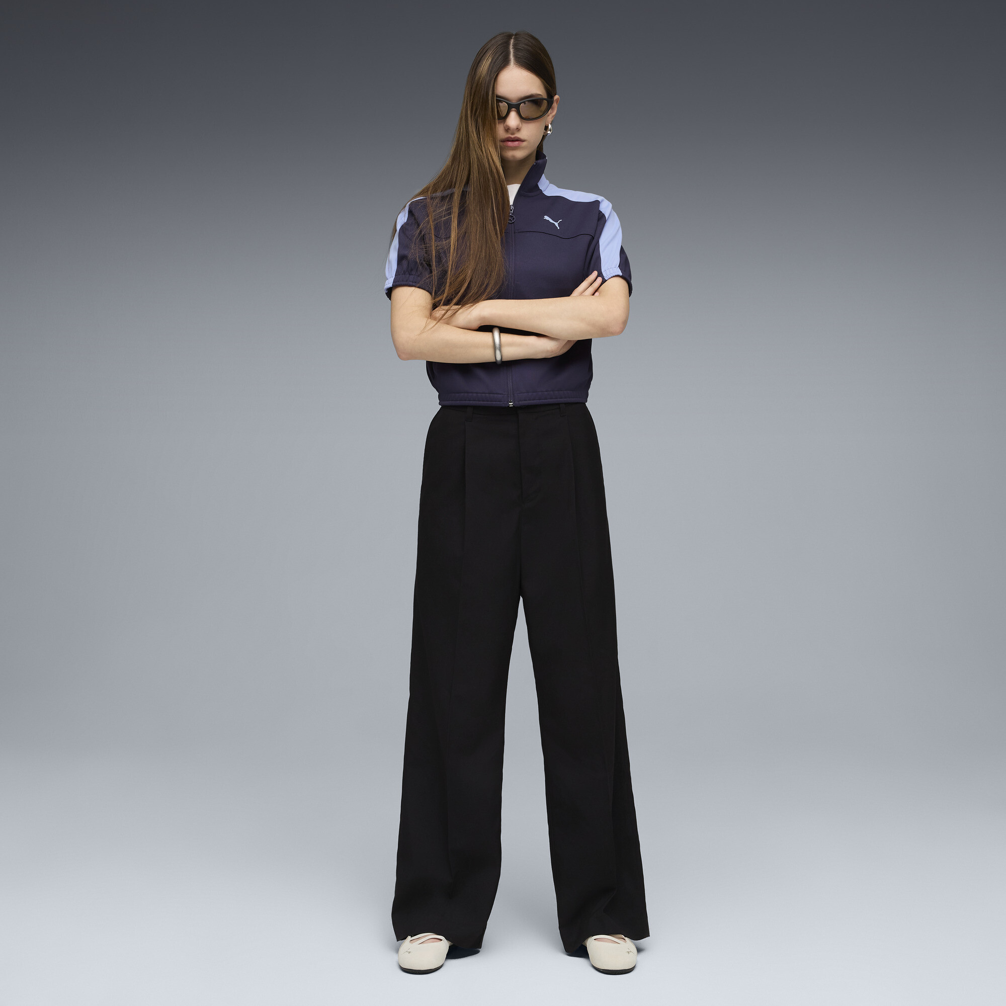 PUMA T7 trainingsjack met doorlopende rits voor Dames, Maat XL thumbnail 4