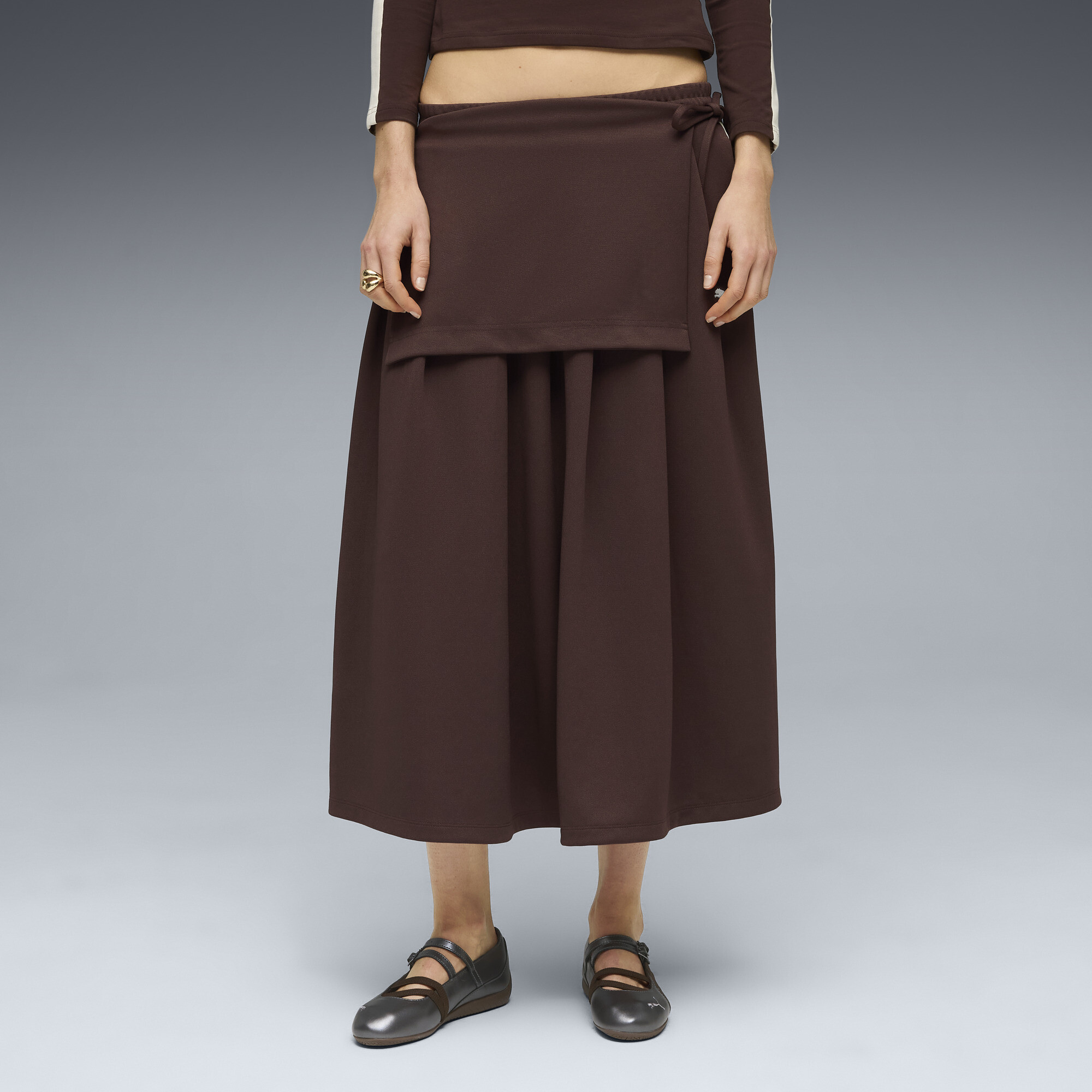 Спідниця T7 Midi Pleated Skirt Women